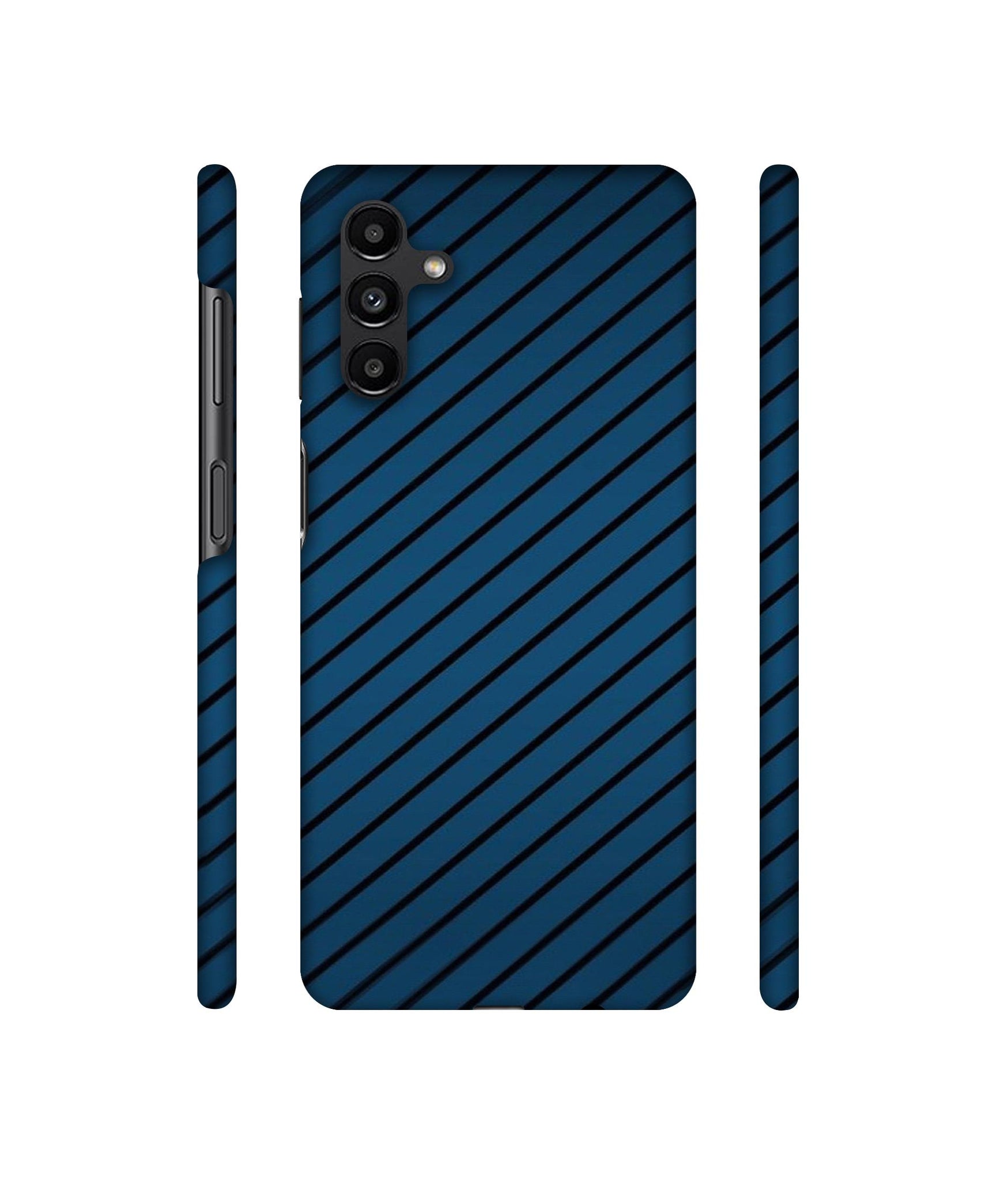 Blue Stripes Designer Hard Back Cover for Samsung Galaxy A13 5G