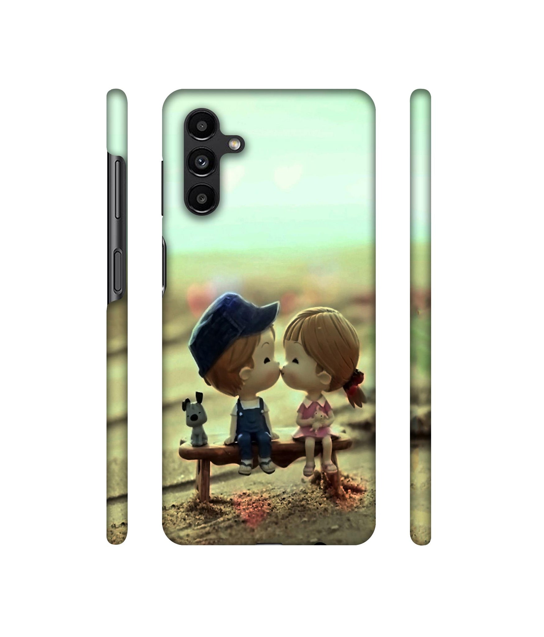 Love Couples Pattern Designer Hard Back Cover for Samsung Galaxy A13 5G