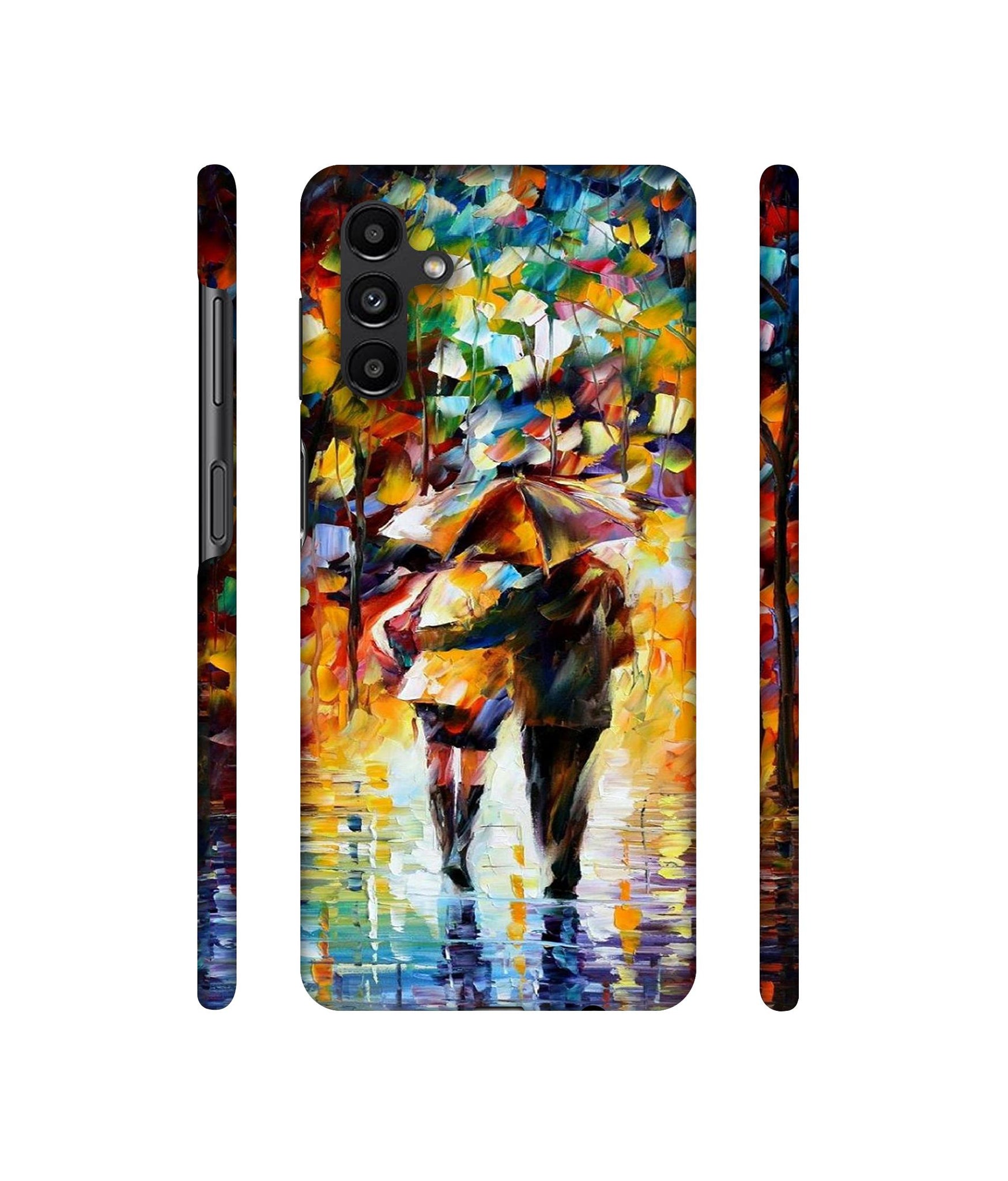 Paint Couple Pattern Designer Hard Back Cover for Samsung Galaxy A13 5G