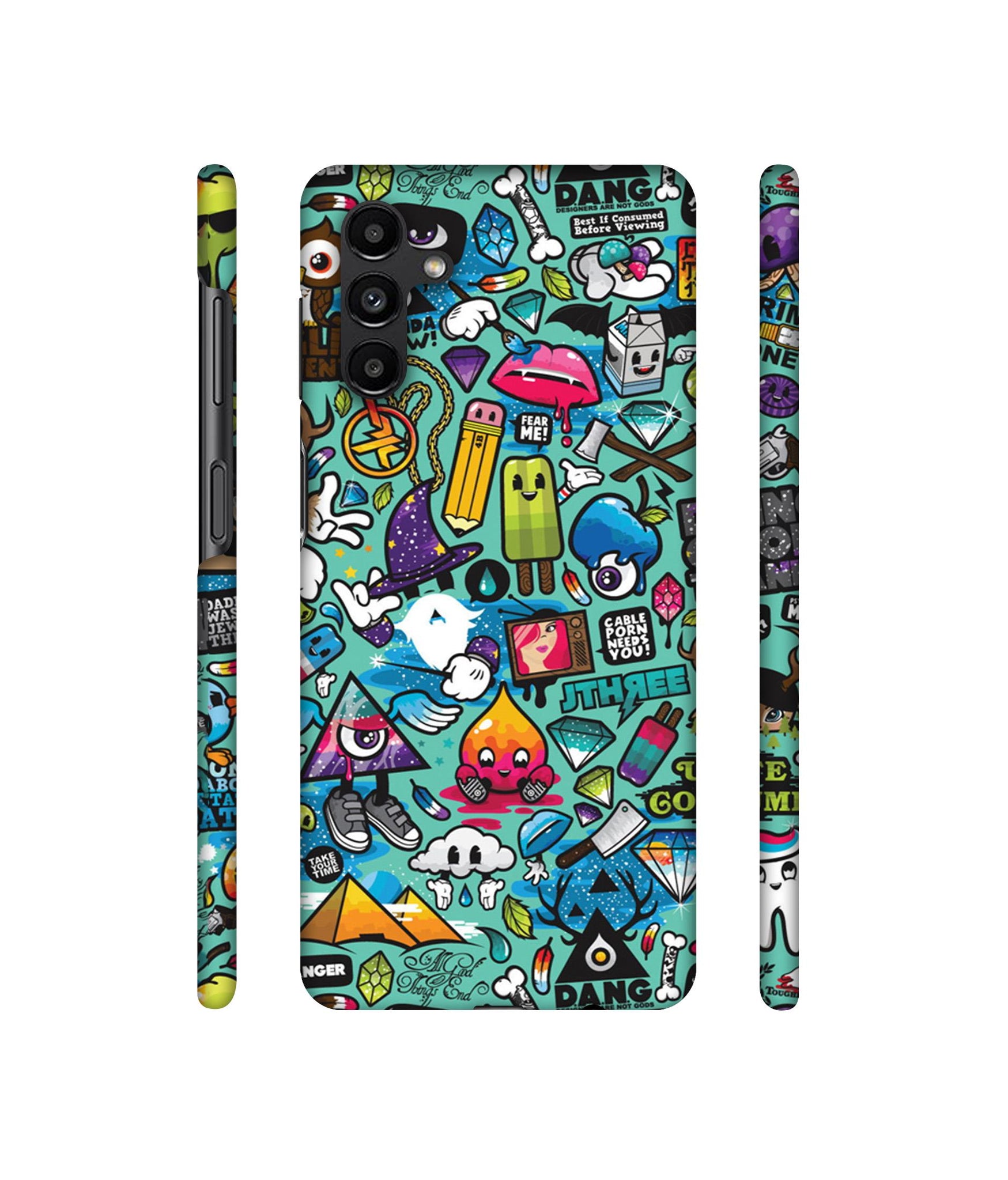 Crazy Designer Hard Back Cover for Samsung Galaxy A13 5G