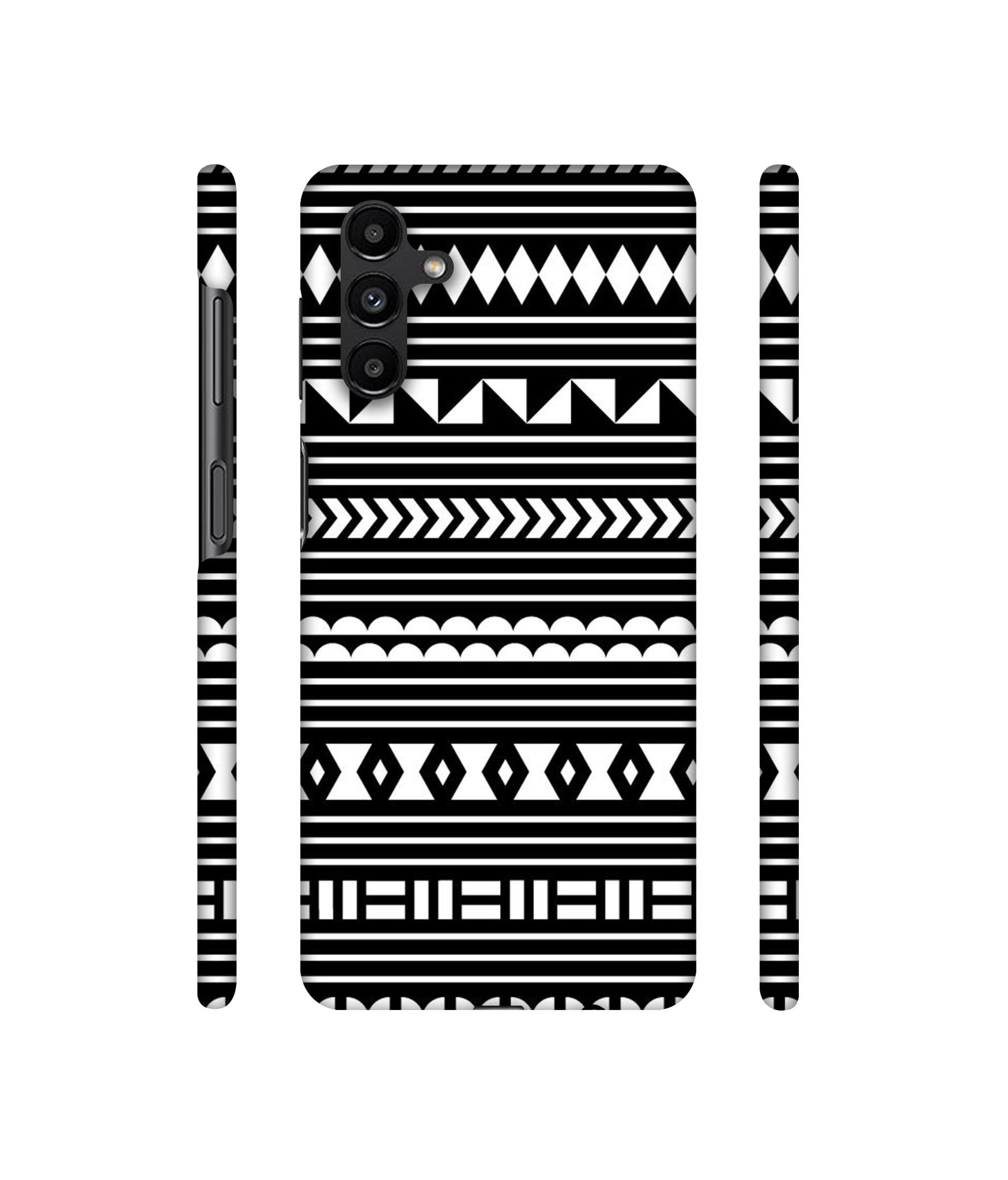 Black Pattern Designer Hard Back Cover for Samsung Galaxy A13 5G