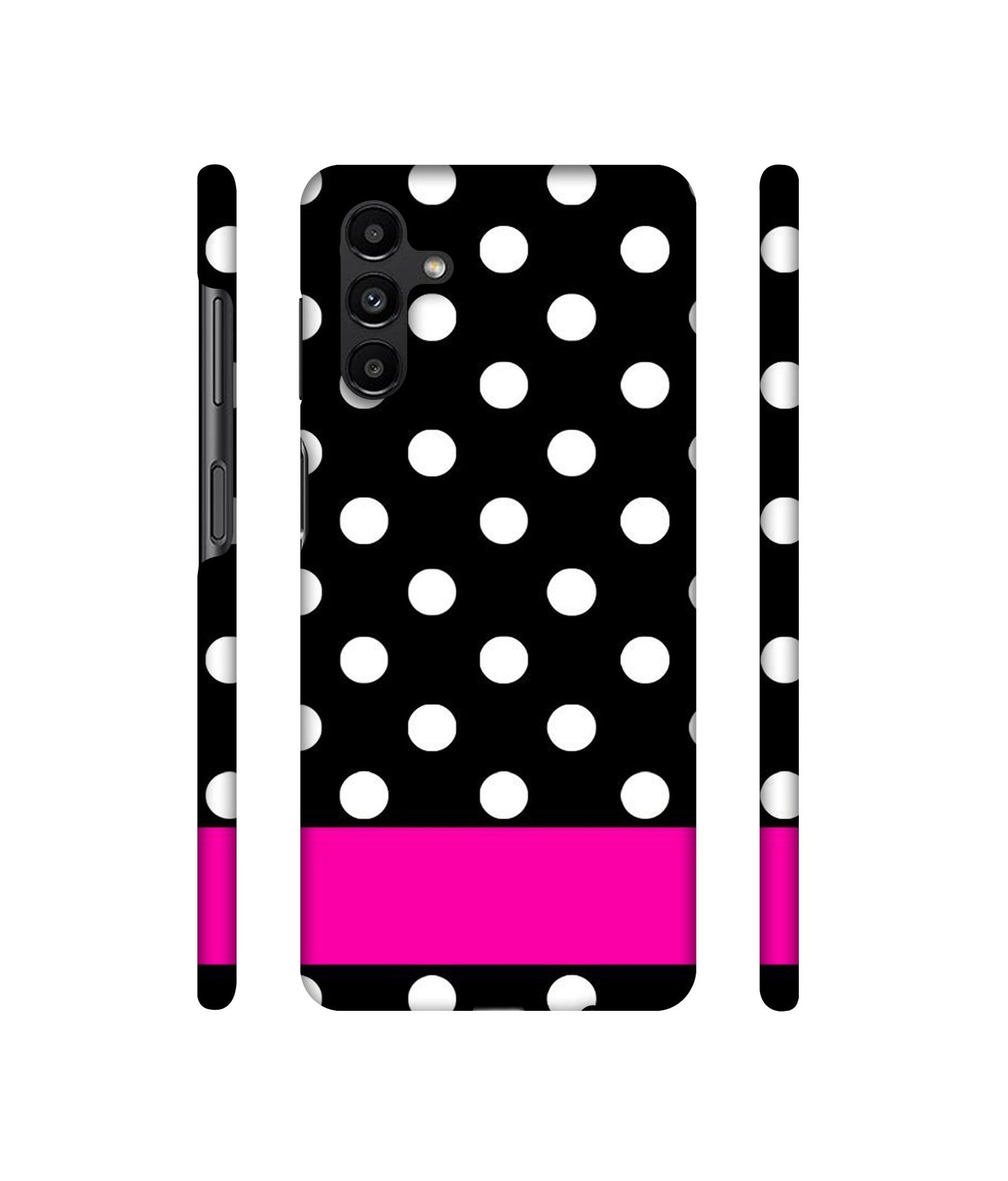 White Dots Pattern Designer Hard Back Cover for Samsung Galaxy A13 5G