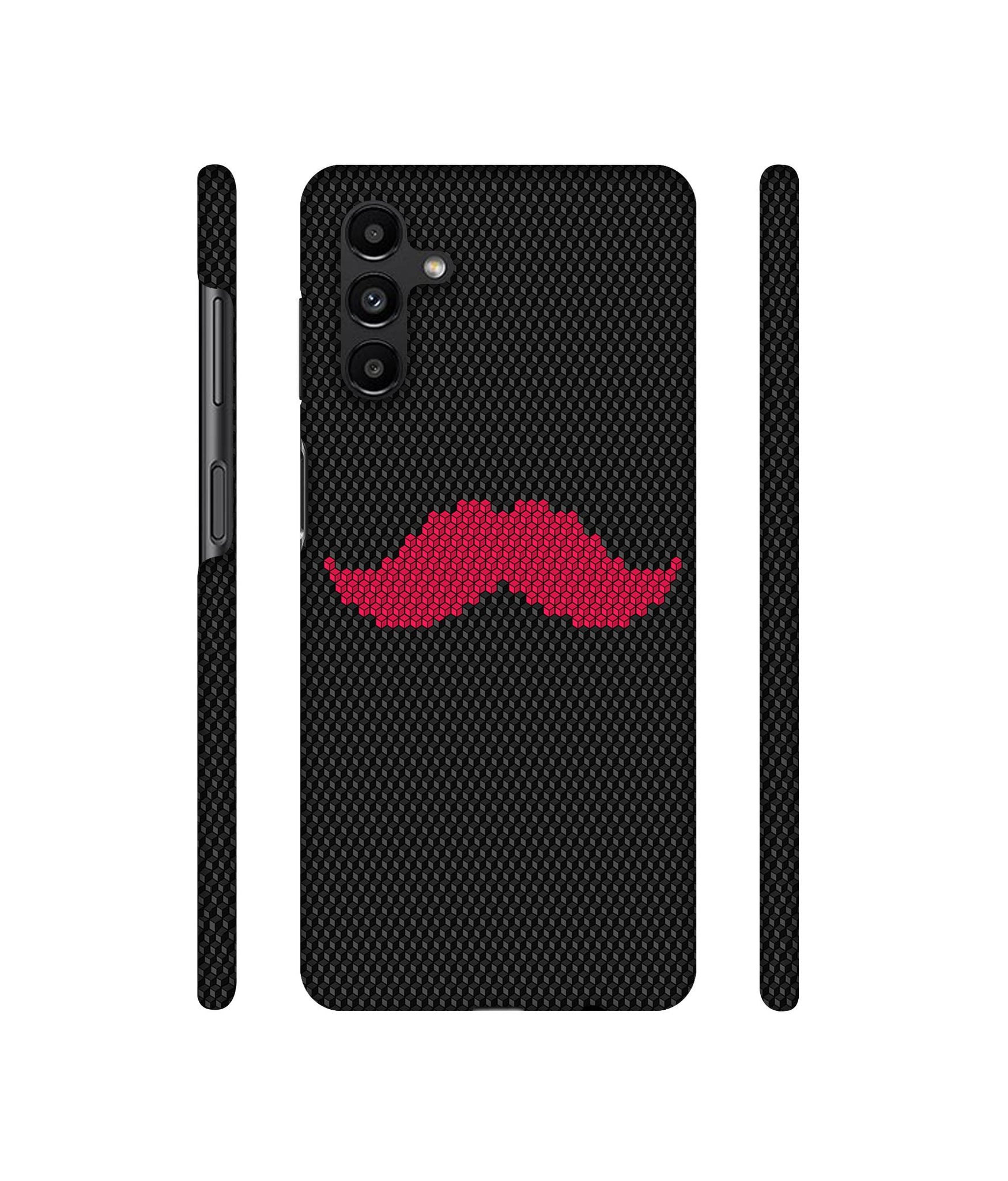 Pink Mustache Pattern Designer Hard Back Cover for Samsung Galaxy A13 5G