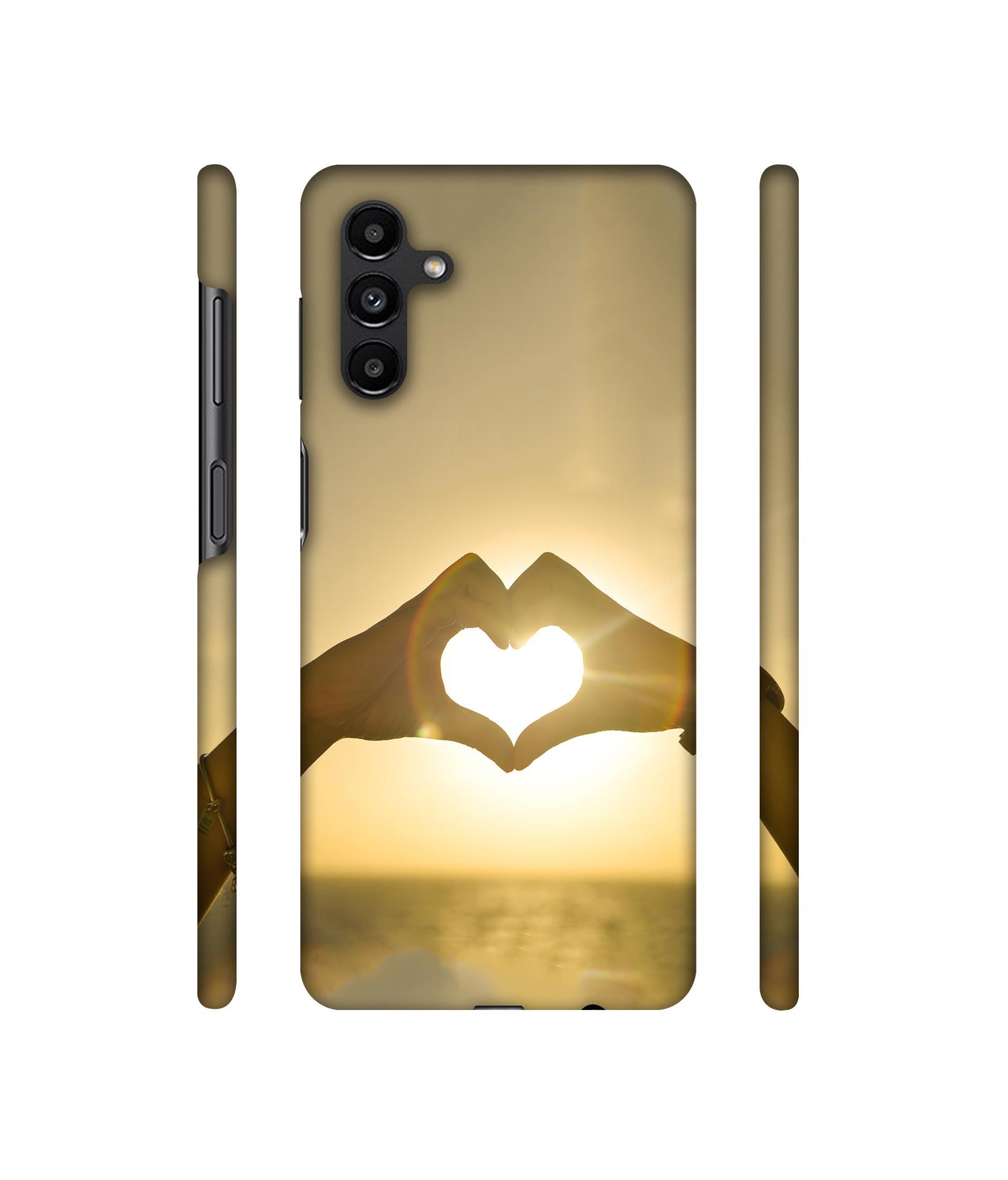 Heart in Hand Shape Designer Hard Back Cover for Samsung Galaxy A13 5G