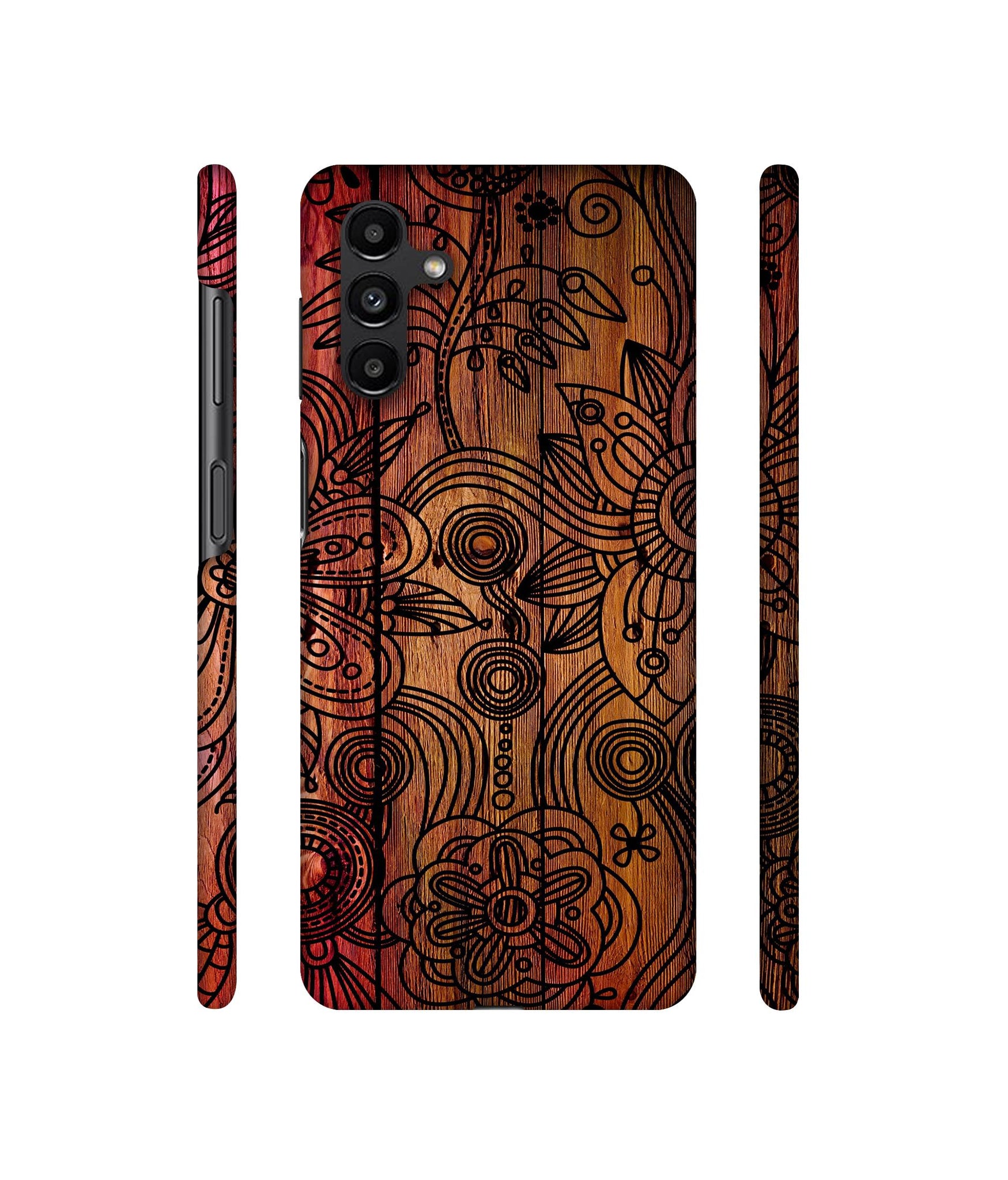 Dark Wooden Background Designer Hard Back Cover for Samsung Galaxy A13 5G