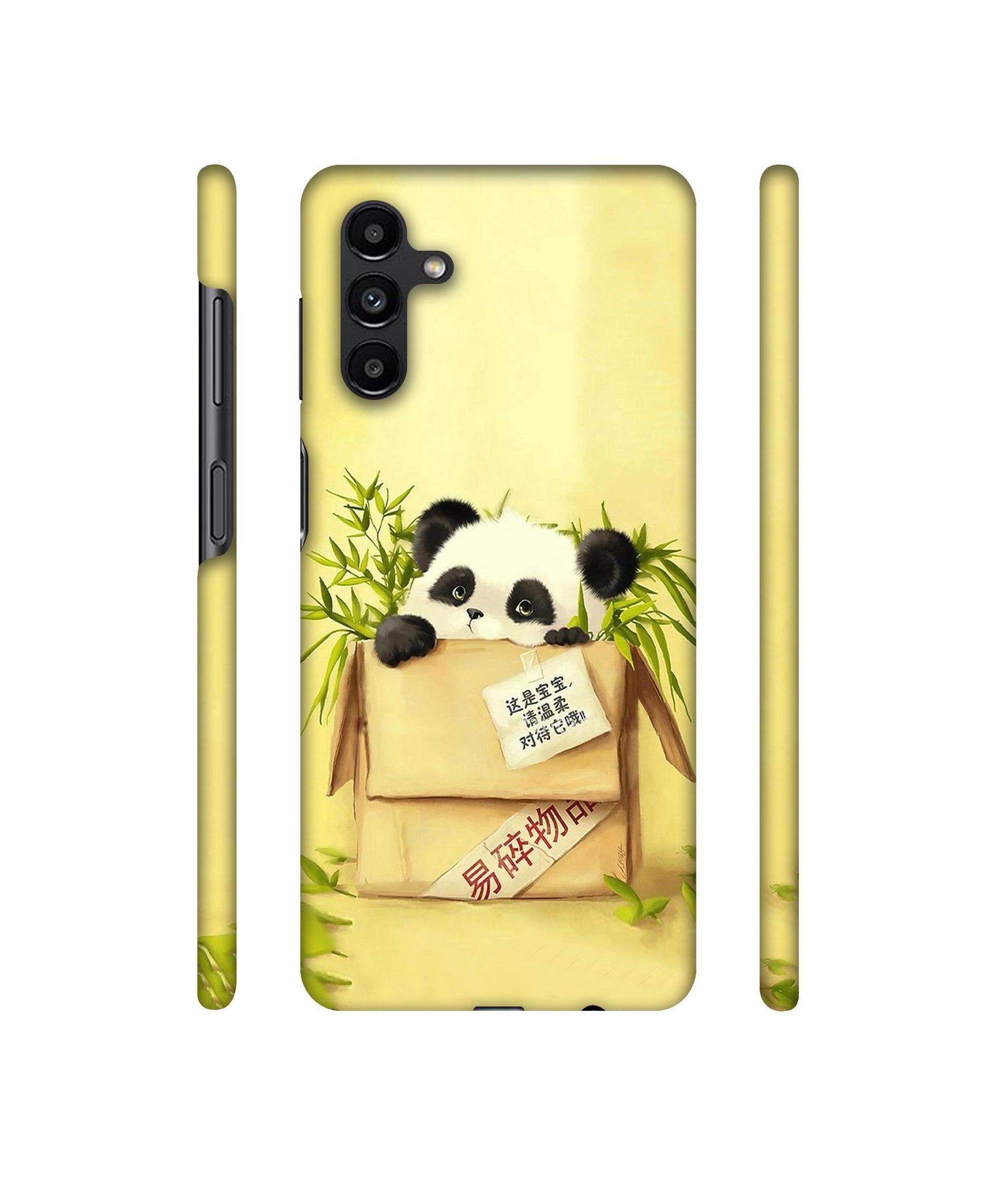 Panda In Box Designer Hard Back Cover for Samsung Galaxy A13 5G