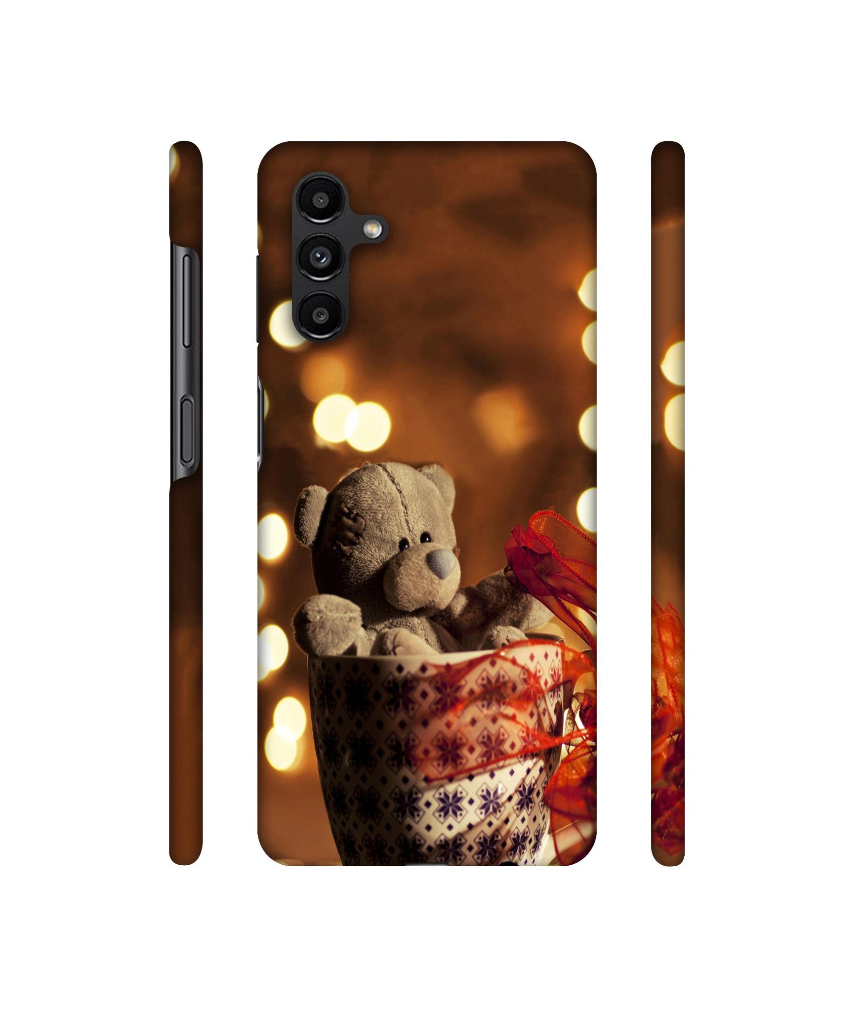 Teddy In Cup Designer Hard Back Cover for Samsung Galaxy A13 5G