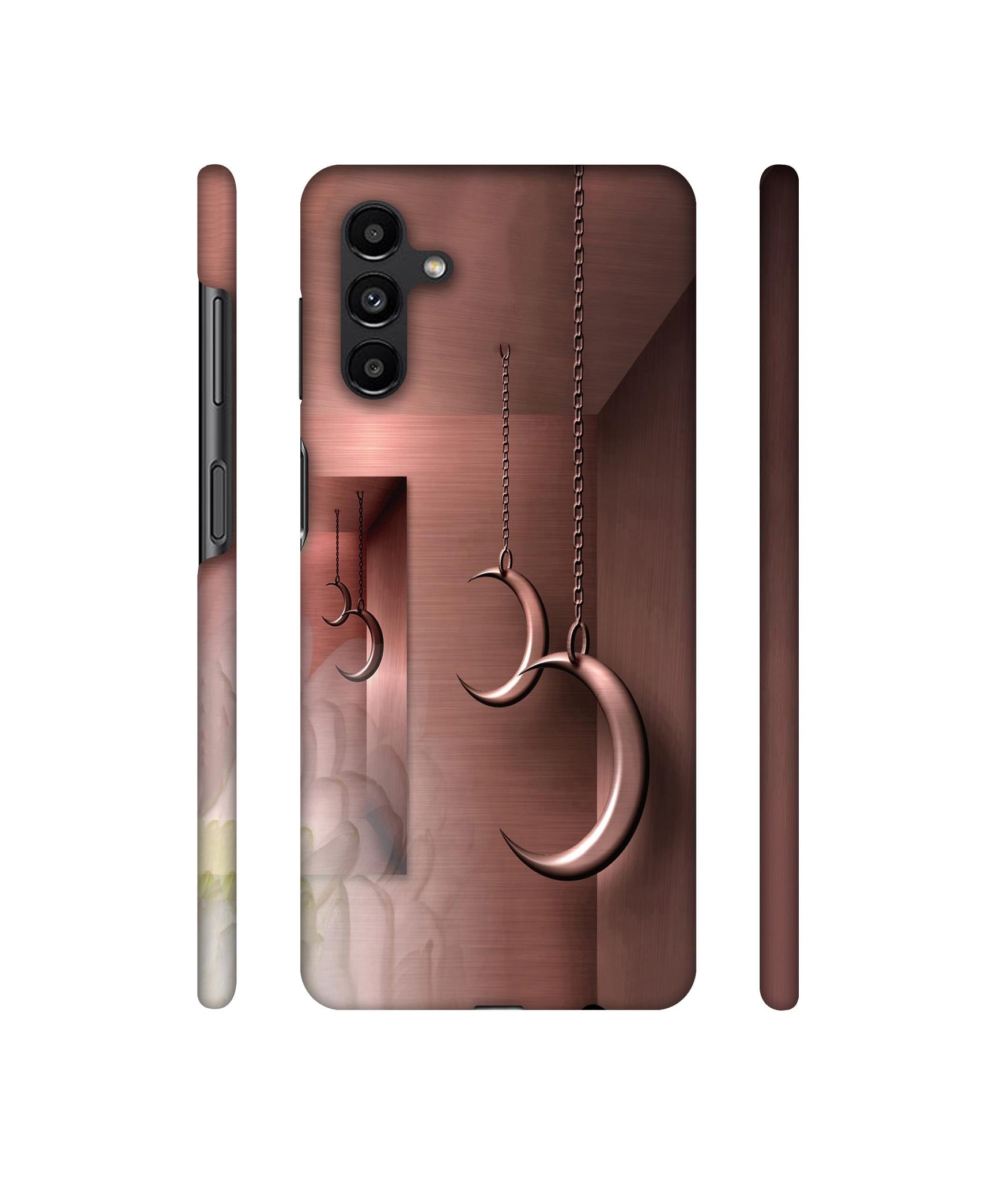 Flower Metal Designer Hard Back Cover for Samsung Galaxy A13 5G