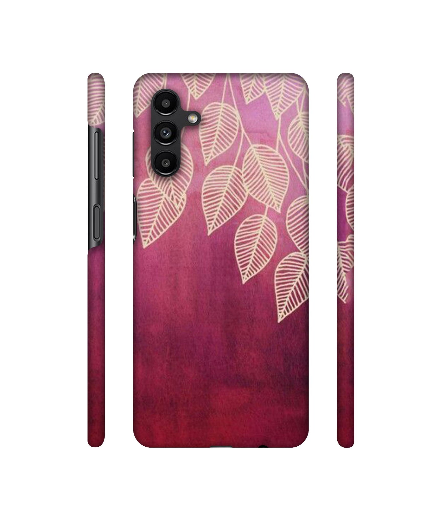 Leaf Pattern Designer Hard Back Cover for Samsung Galaxy A13 5G