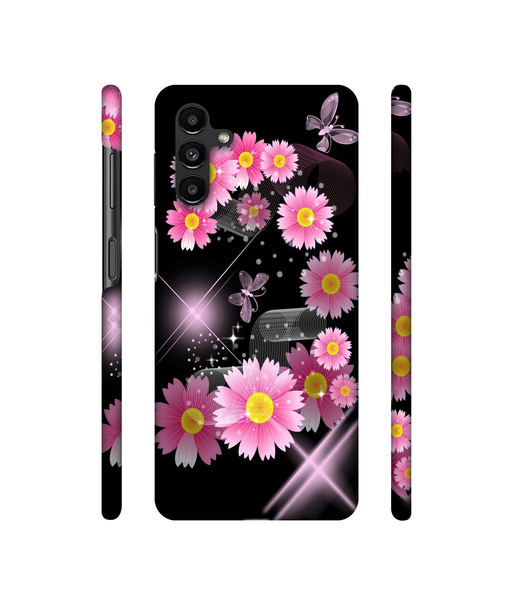 Pink Flower Designer Hard Back Cover for Samsung Galaxy A13 5G