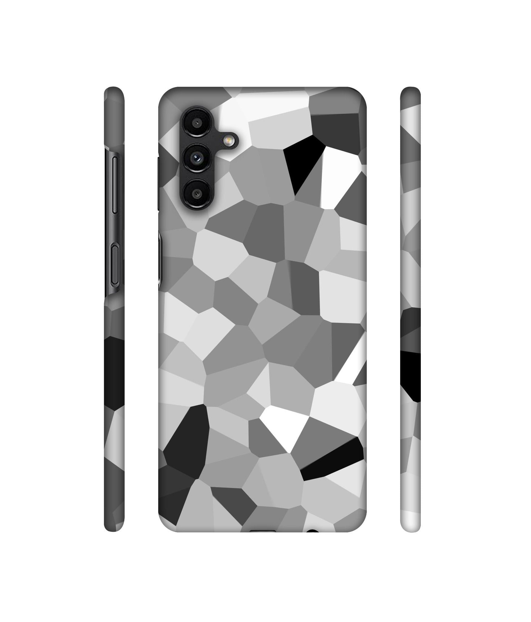 Black & White Mathematical Shape Designer Hard Back Cover for Samsung Galaxy A13 5G