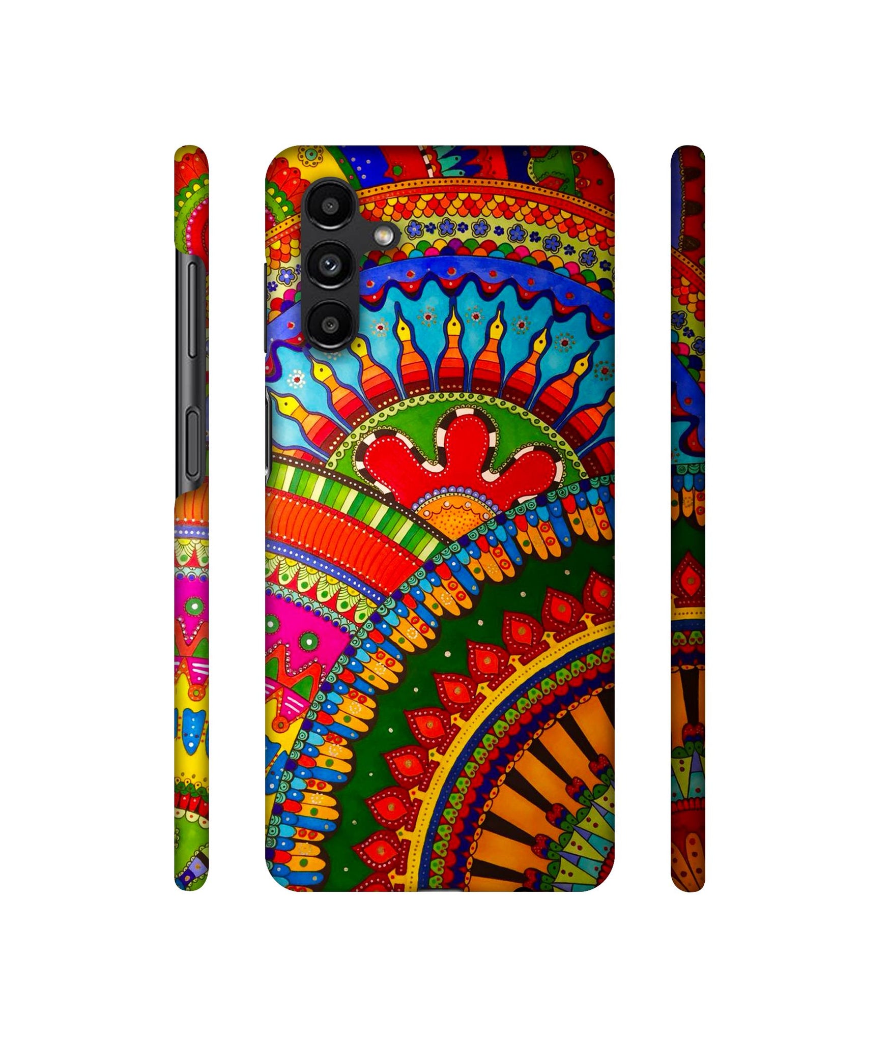 Rajasthani Rangoli Art Designer Hard Back Cover for Samsung Galaxy A13 5G