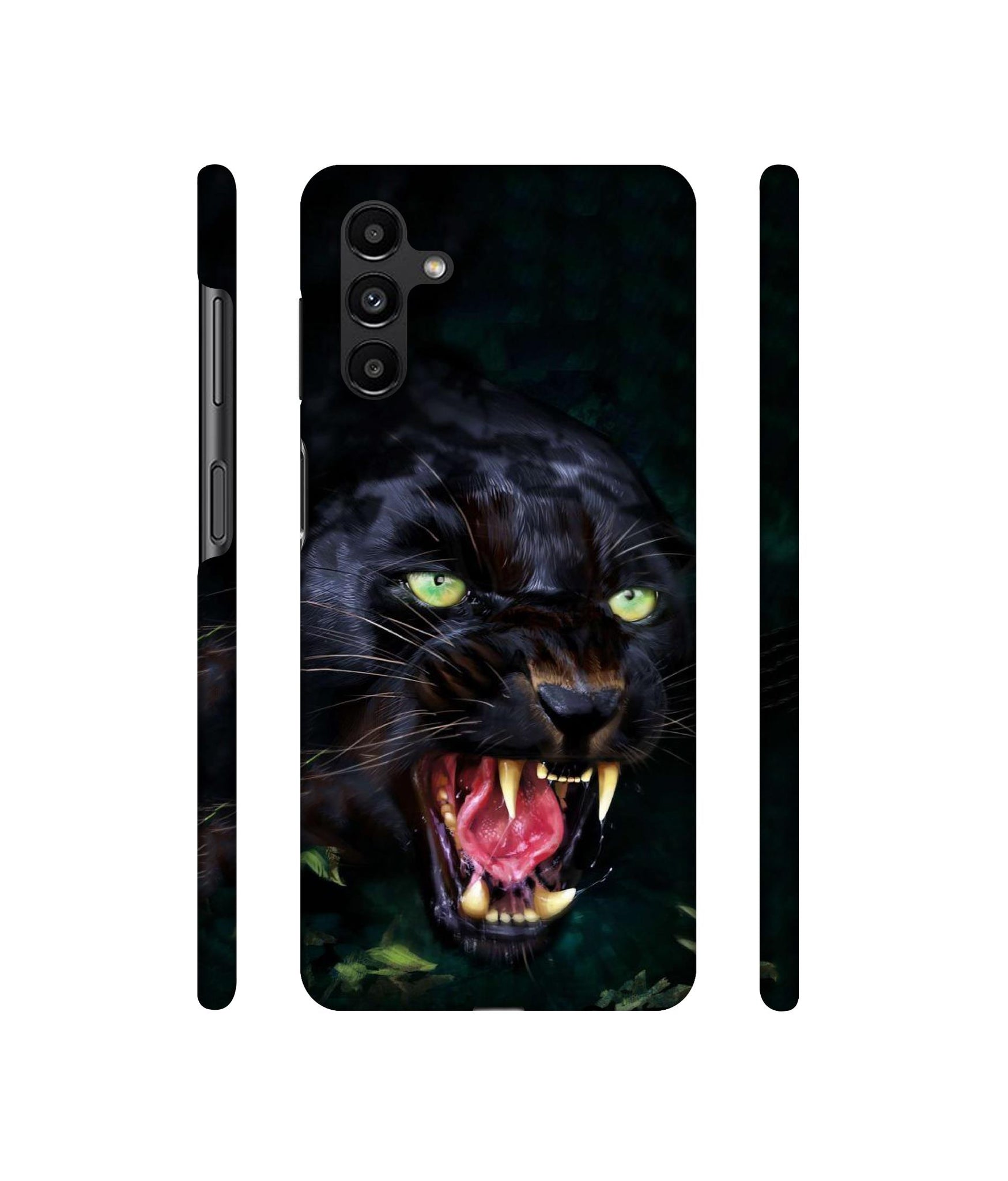 Angry Black Tiger Face Designer Hard Back Cover for Samsung Galaxy A13 5G