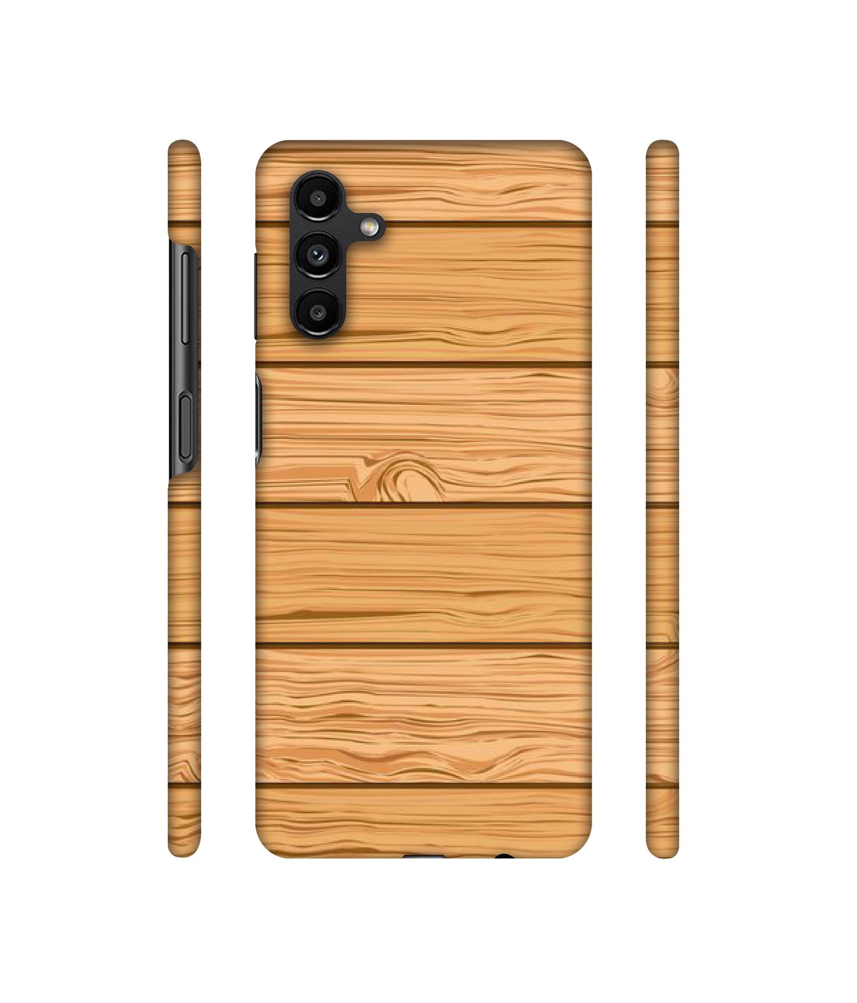 Wooden Texture Pattern Designer Hard Back Cover for Samsung Galaxy A13 5G