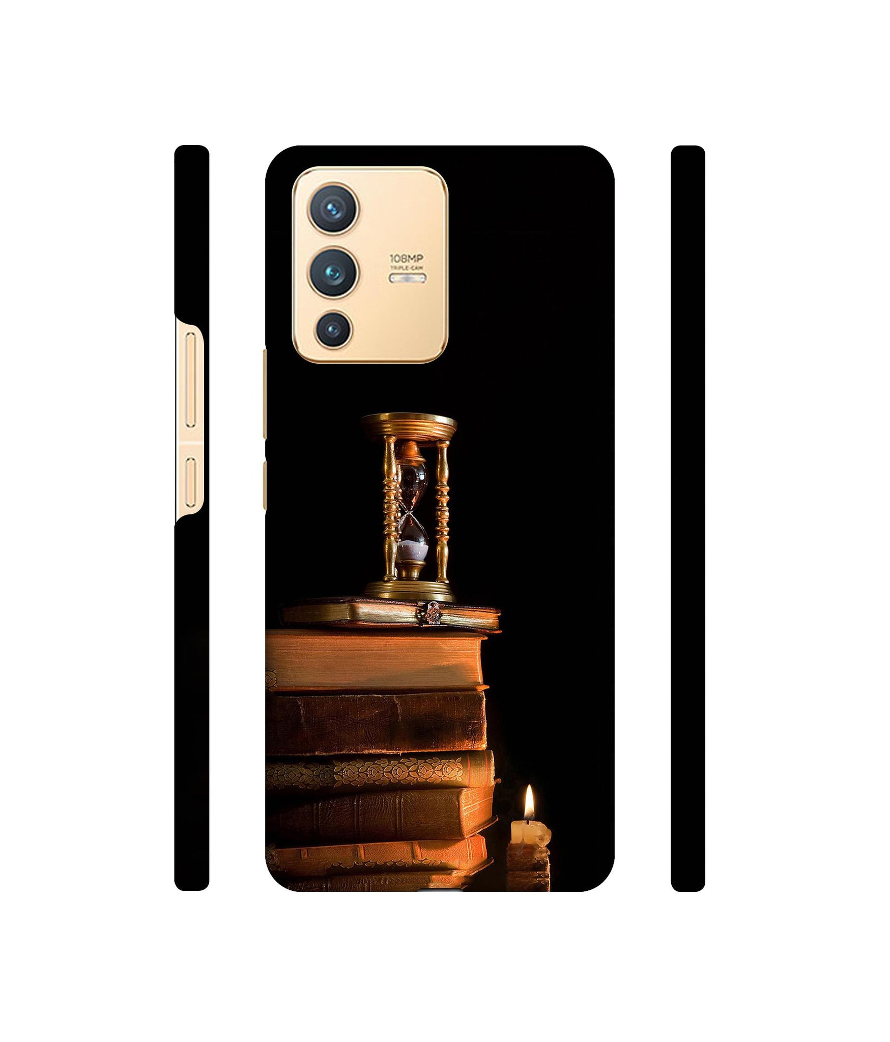 Magic Candles Books Designer Hard Back Cover for Vivo V23 5G