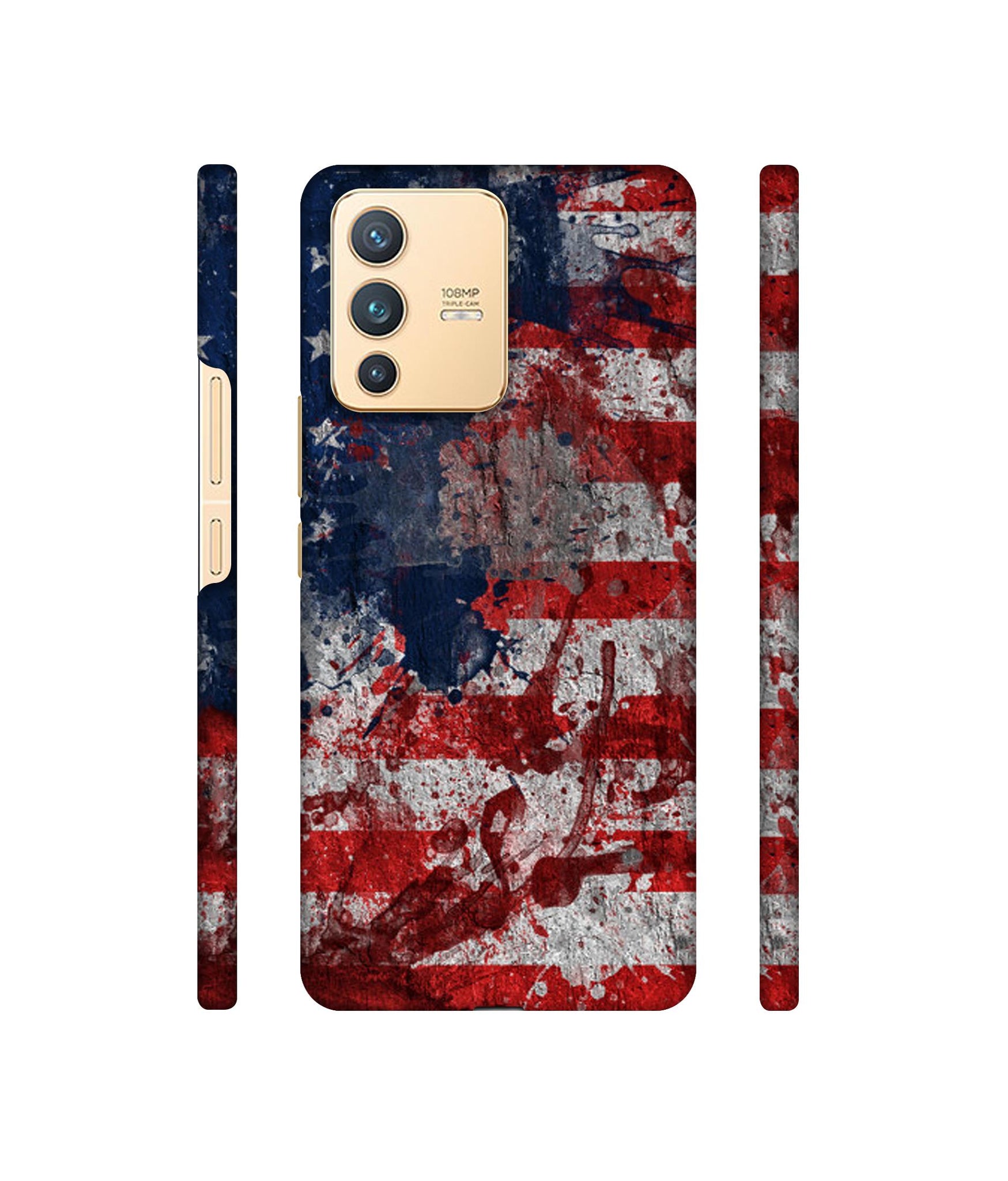 Painting American Designer Hard Back Cover for Vivo V23 5G