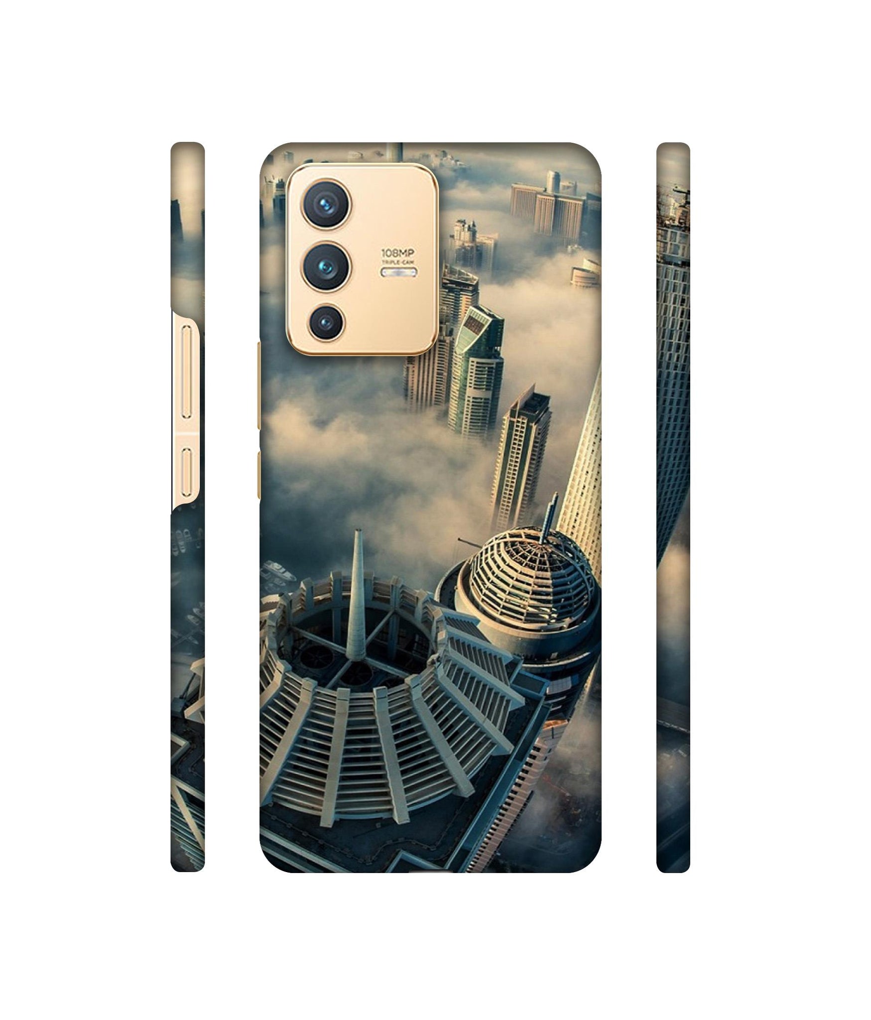 City Scapes Designer Hard Back Cover for Vivo V23 5G