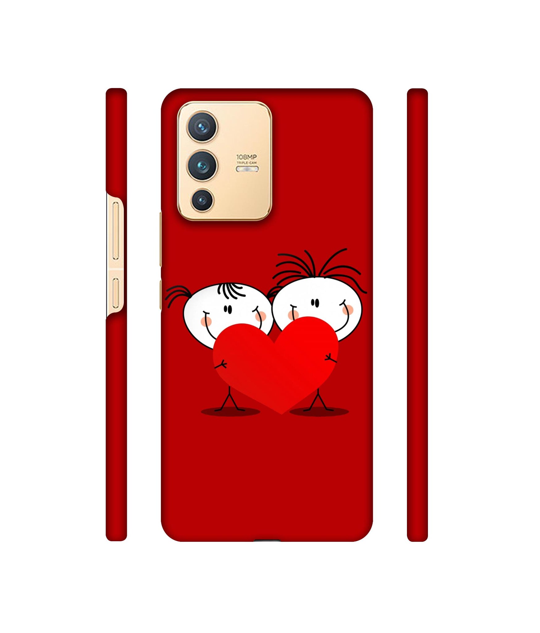 Valentines Day Designer Hard Back Cover for Vivo V23 5G