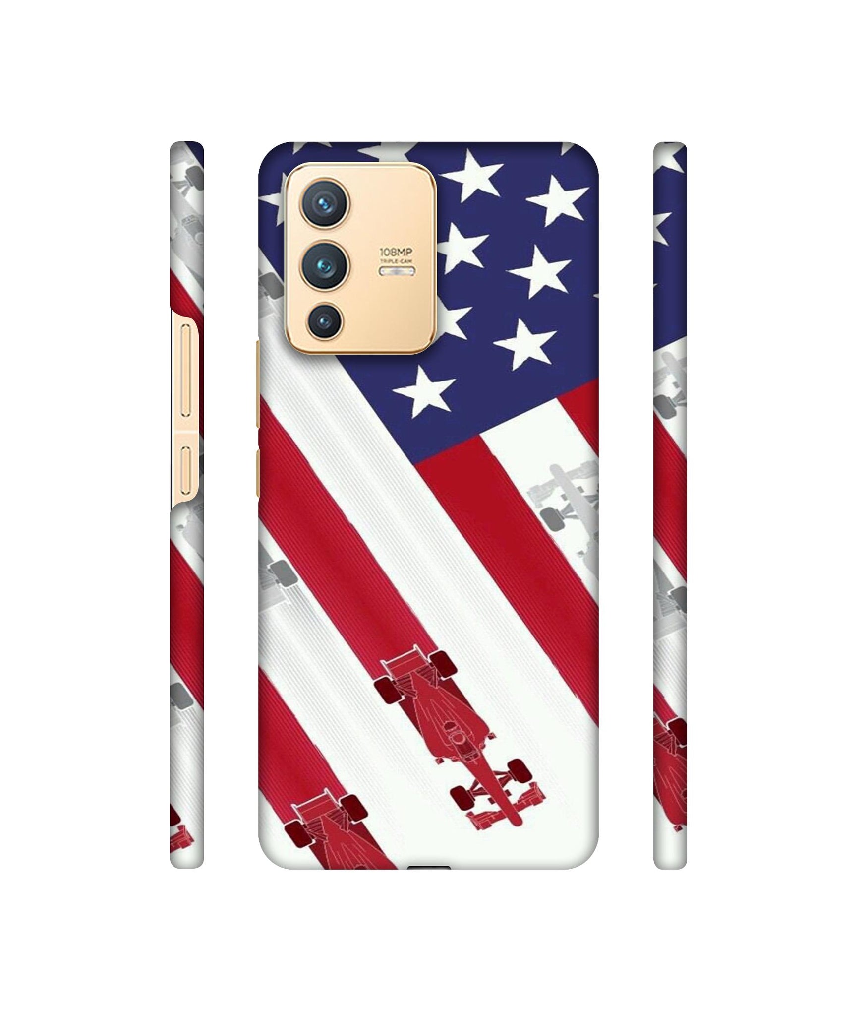 Ferrari On the Zoom Print Designer Hard Back Cover for Vivo V23 5G