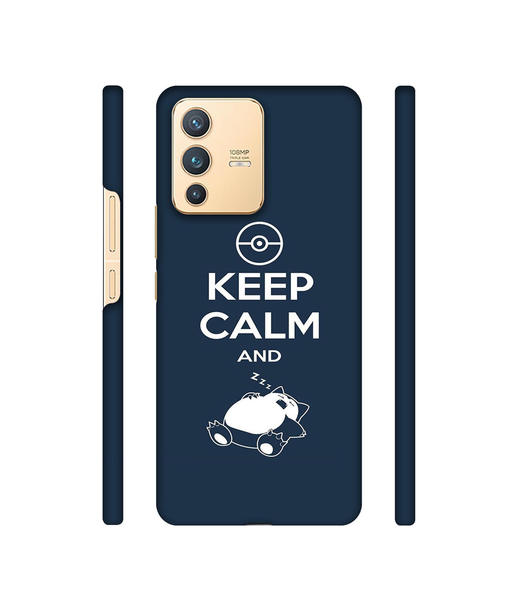 Sleep Pattern Designer Hard Back Cover for Vivo V23 5G
