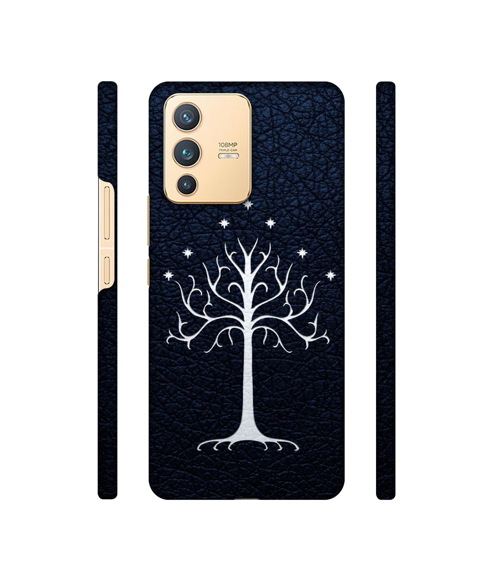 Magic Tree Pattern Designer Hard Back Cover for Vivo V23 5G