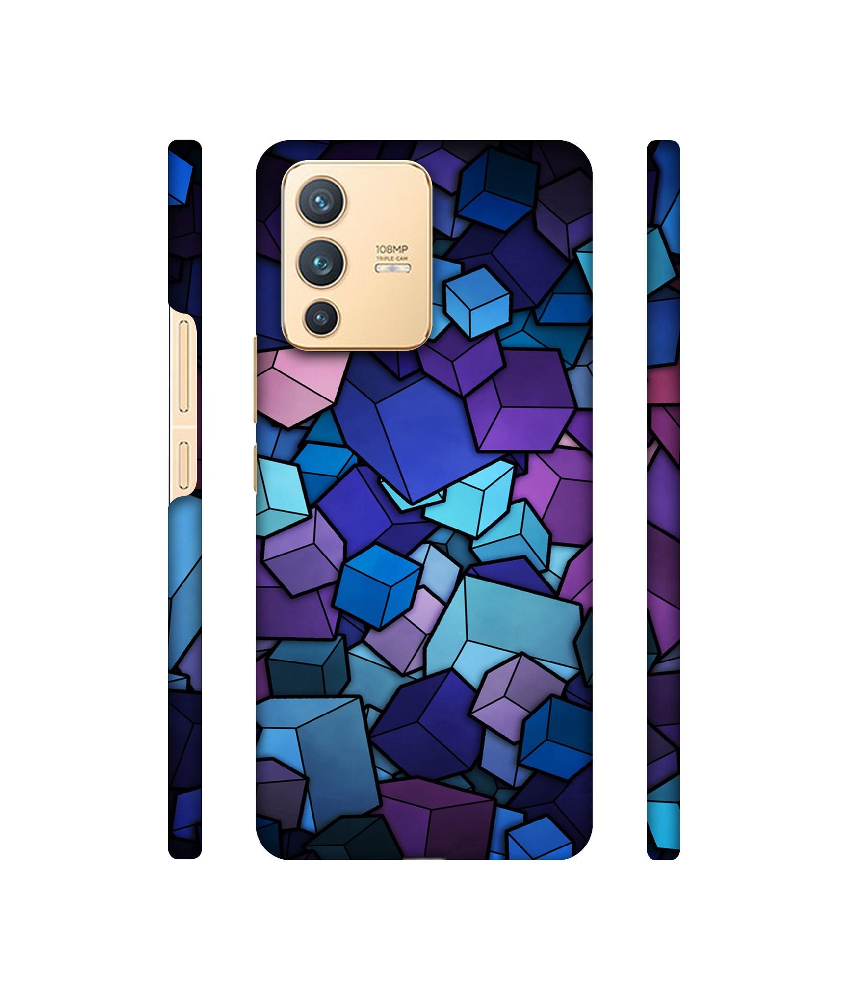 Color Box Designer Hard Back Cover for Vivo V23 5G