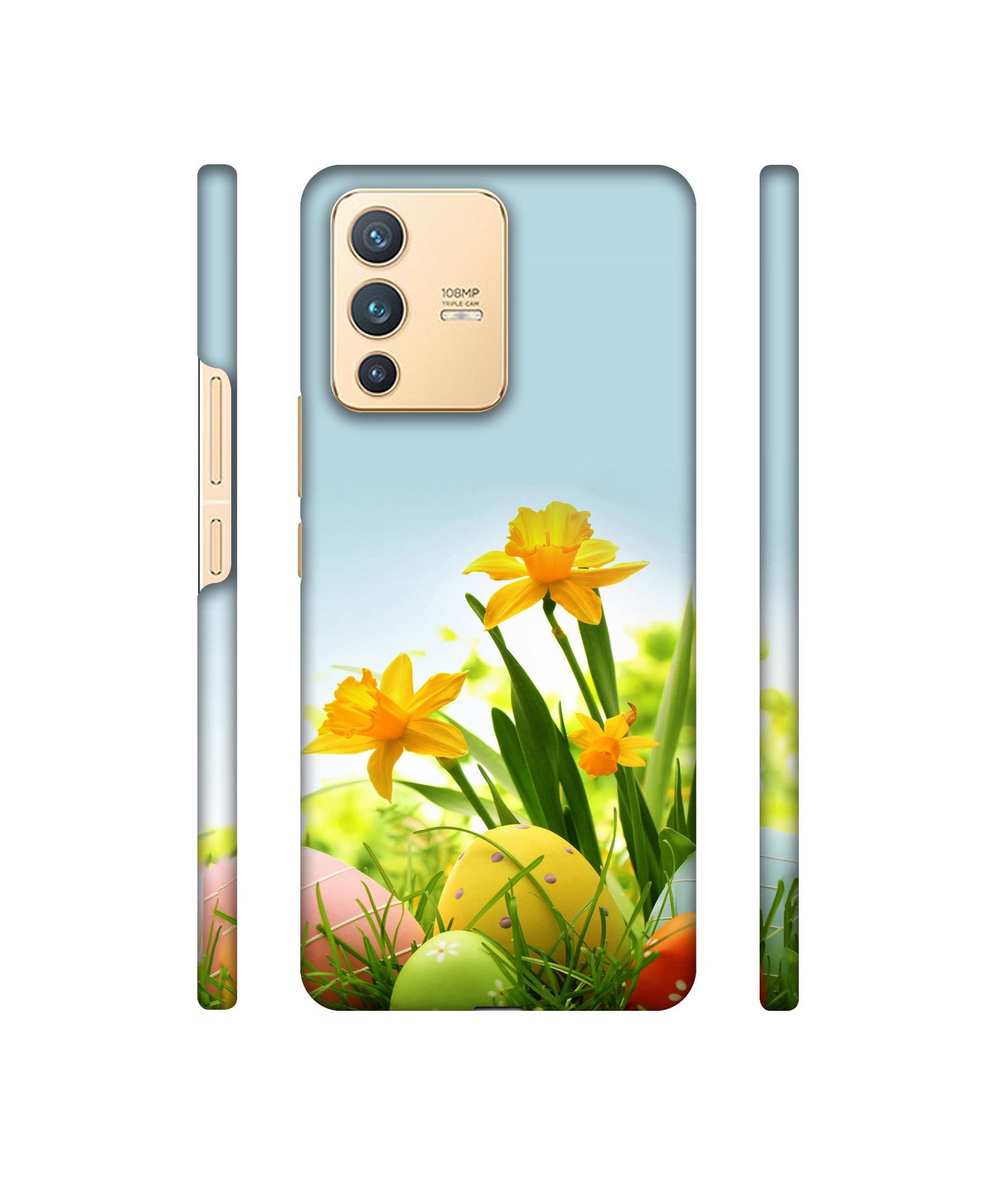 3D Bubble Designer Hard Back Cover for Vivo V23 5G