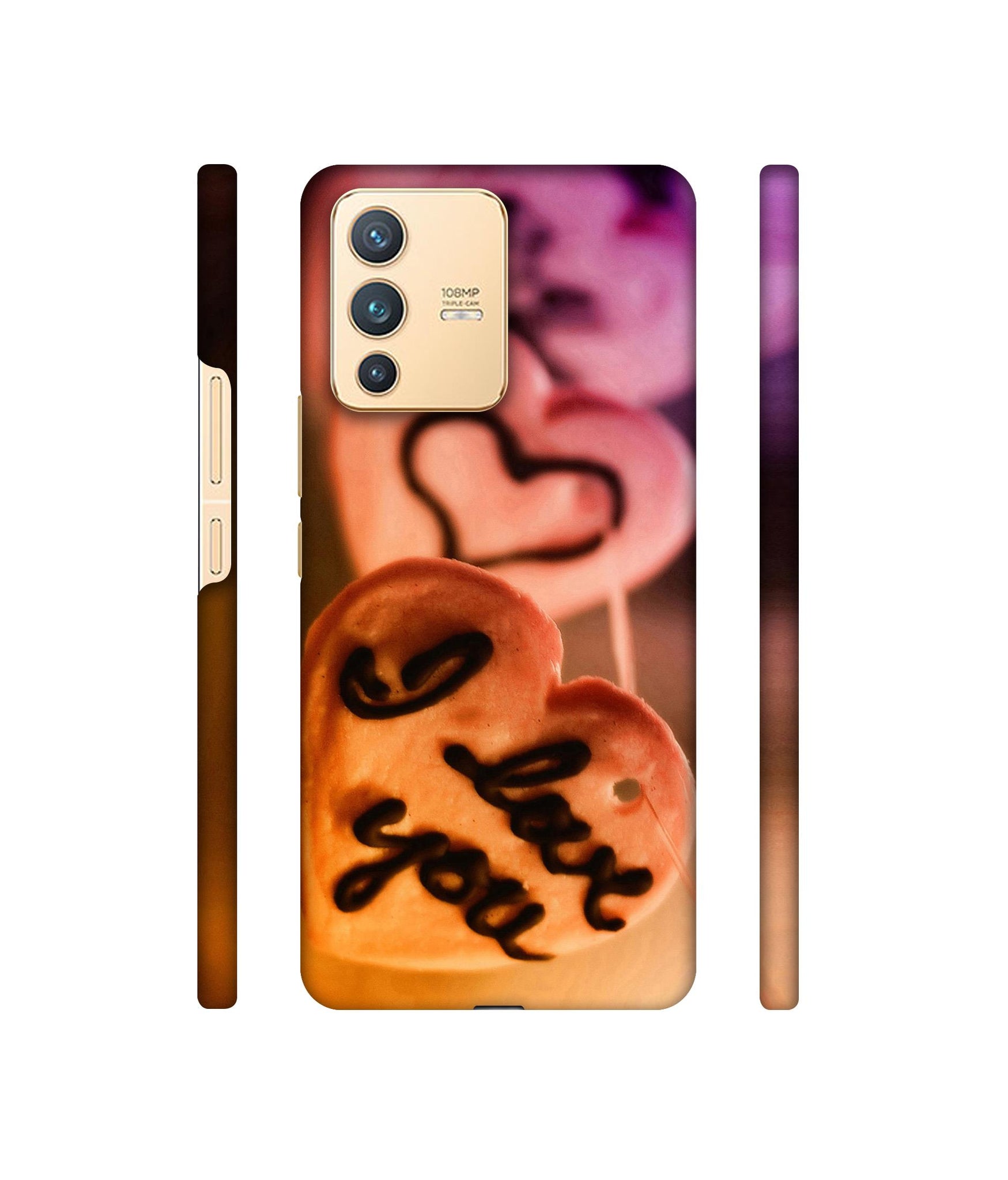 I Love you Designer Hard Back Cover for Vivo V23 5G