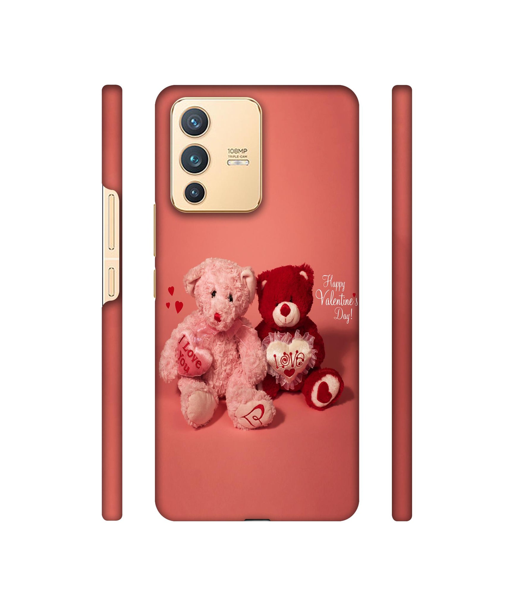 Valentine Day Designer Hard Back Cover for Vivo V23 5G