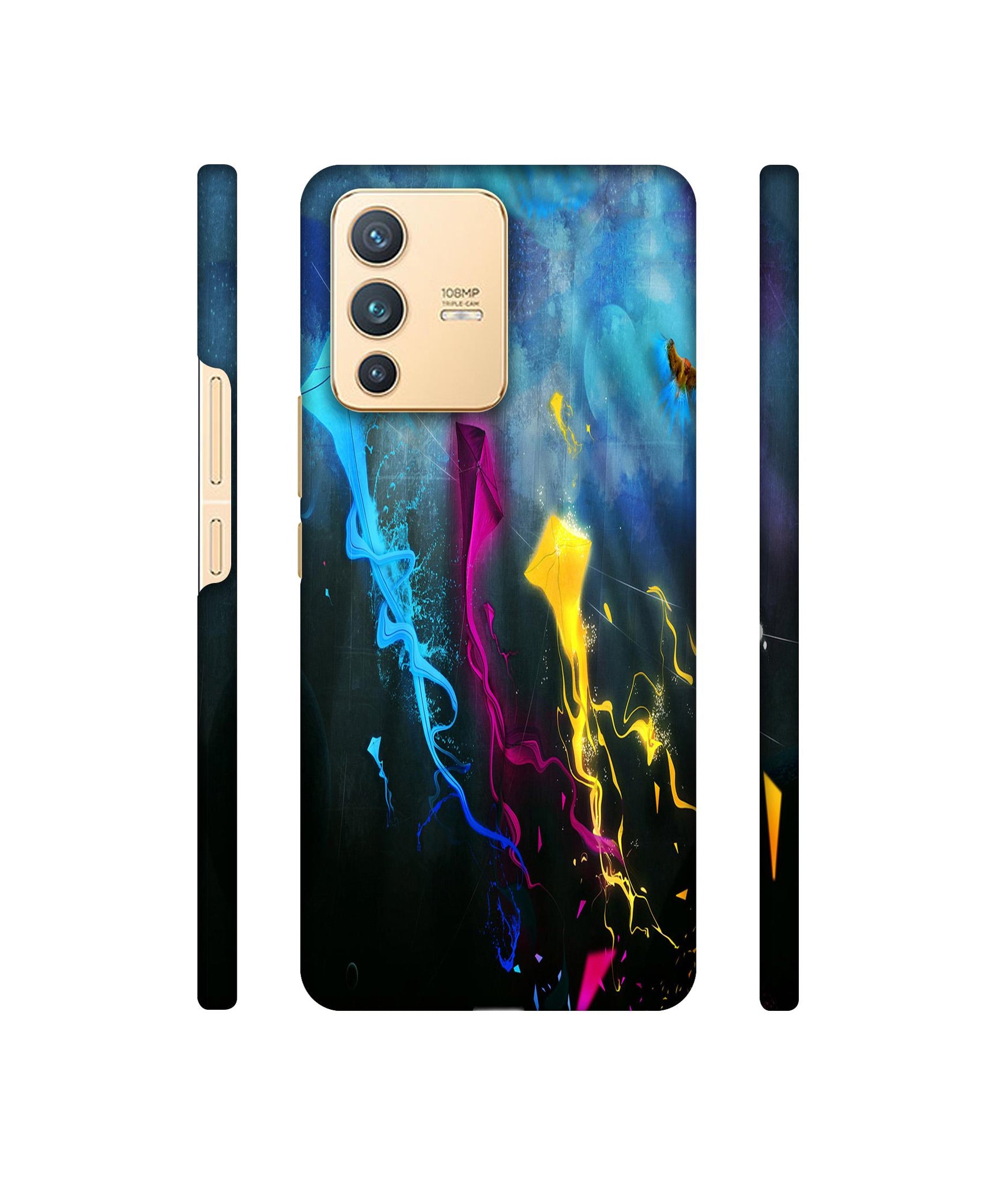 Kites Designer Hard Back Cover for Vivo V23 5G