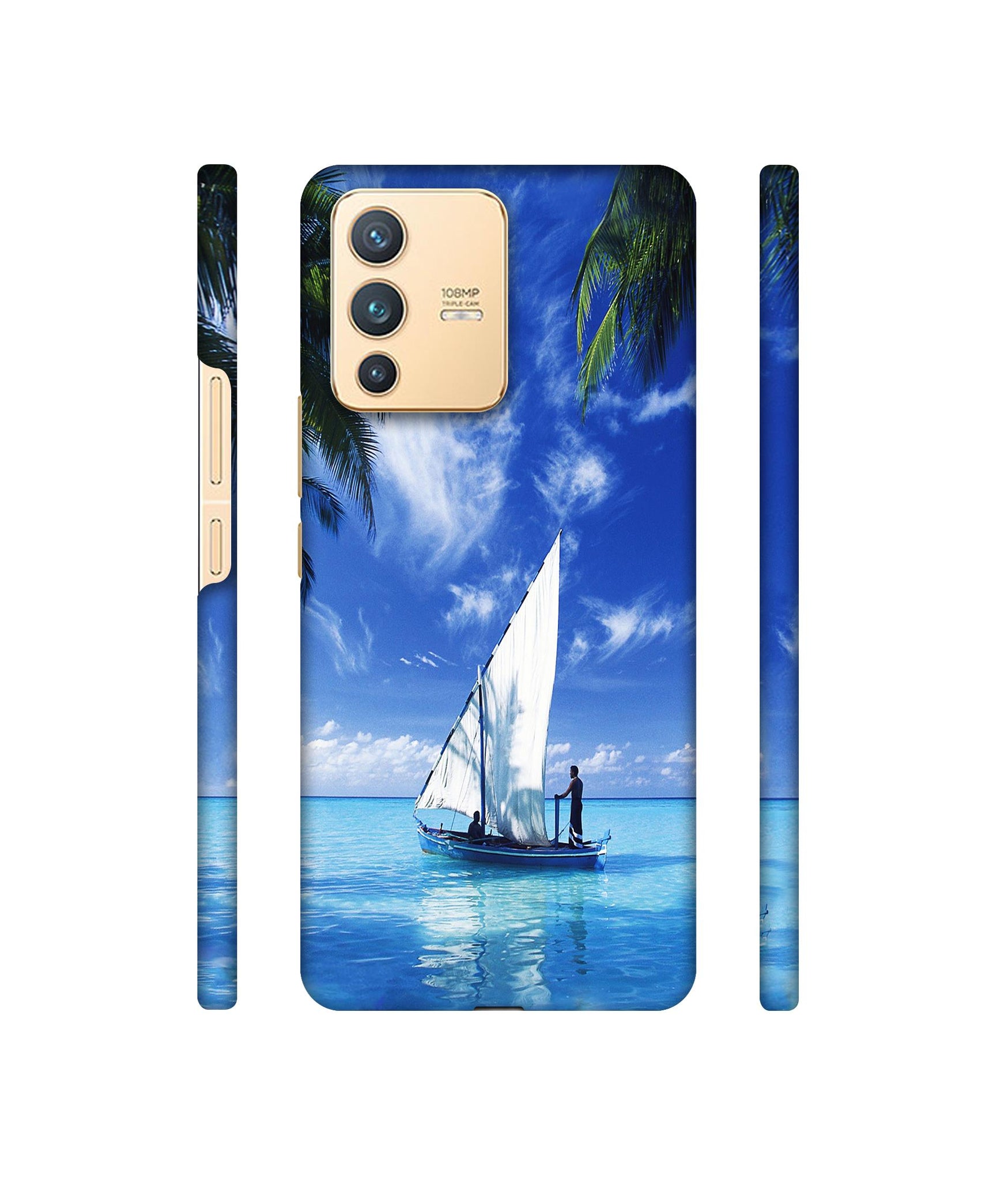 Indian Ocean Designer Hard Back Cover for Vivo V23 5G