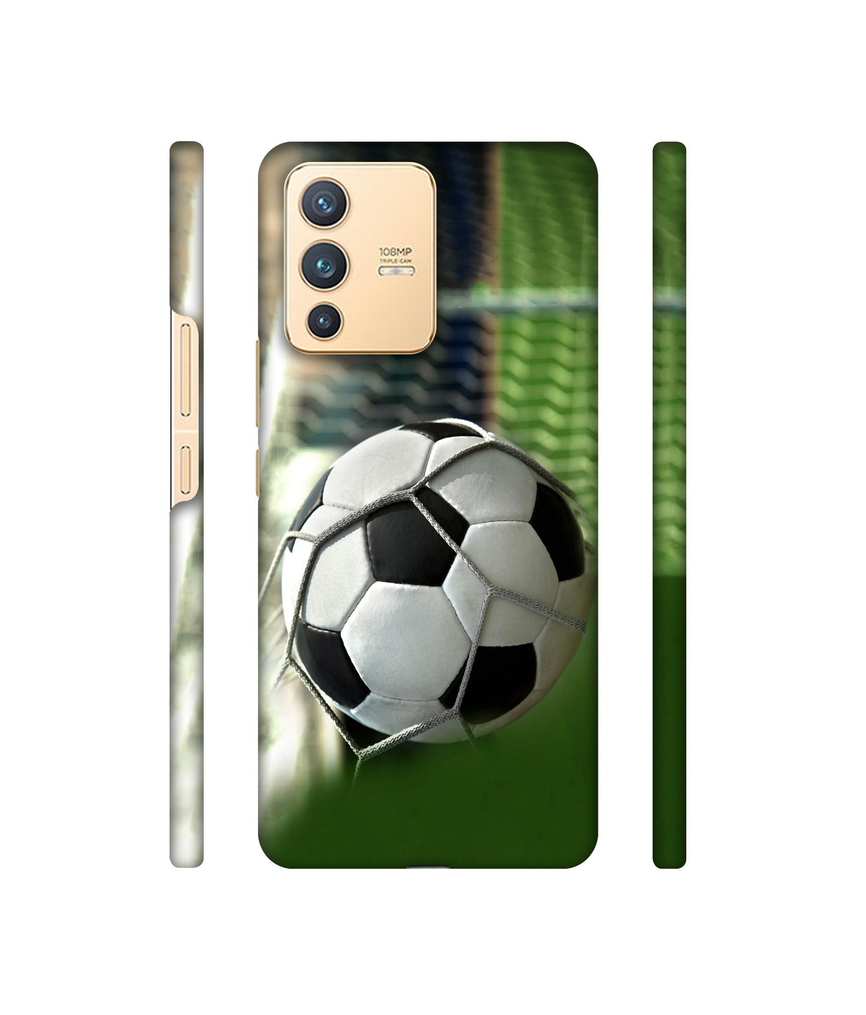 Football Designer Hard Back Cover for Vivo V23 5G