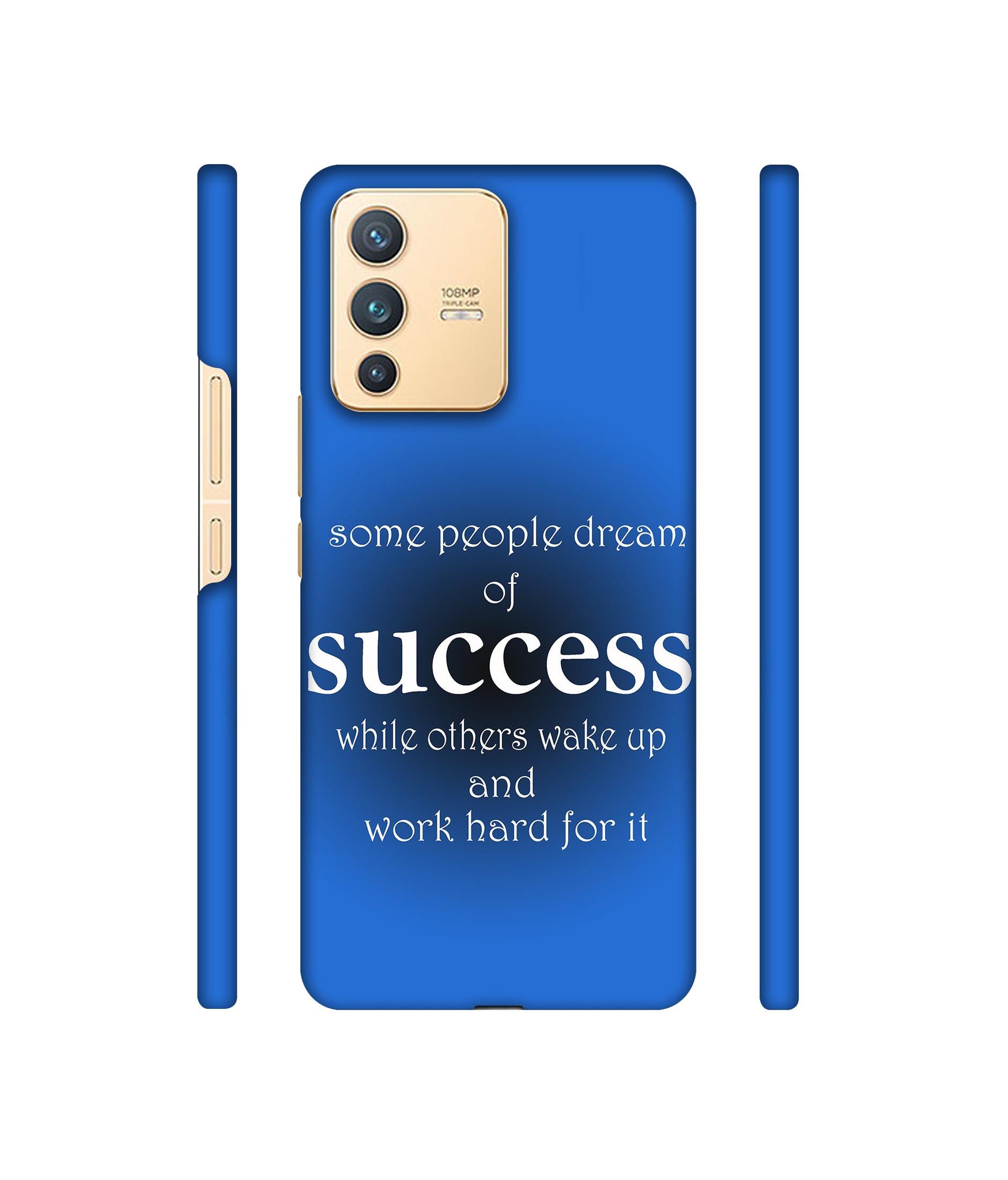 Success Motivational Designer Hard Back Cover for Vivo V23 5G