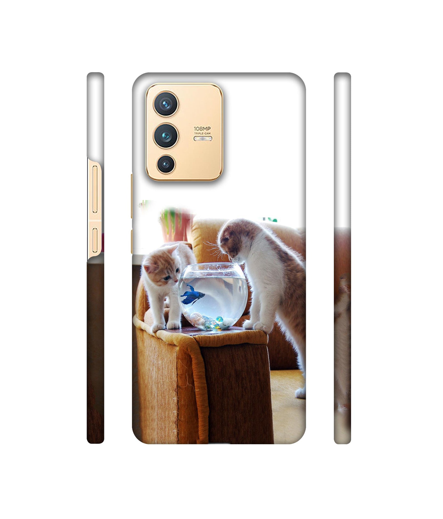 Quotes Tumbler Designer Hard Back Cover for Vivo V23 5G