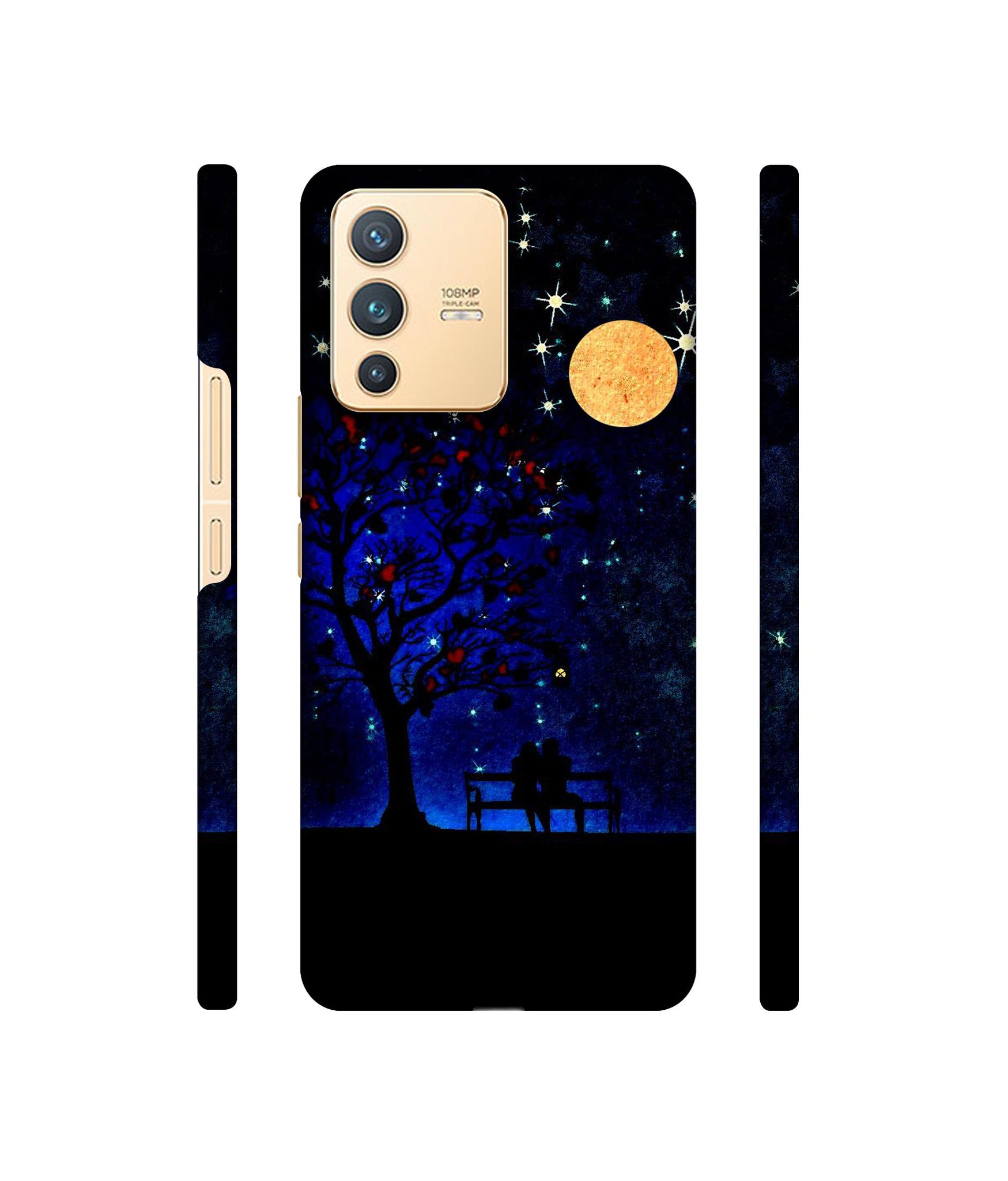 Blue Sky Designer Hard Back Cover for Vivo V23 5G