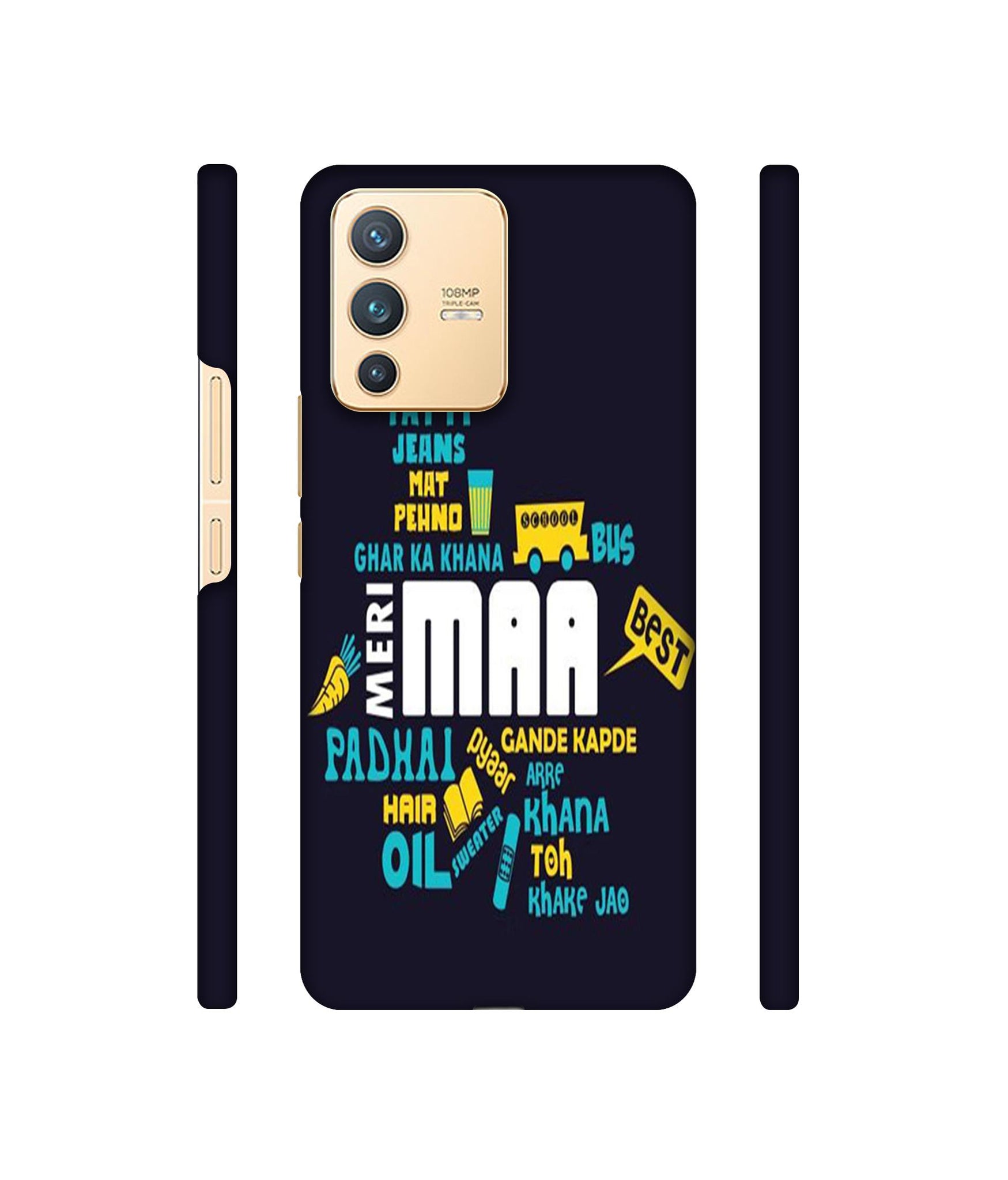Maa Designer Hard Back Cover for Vivo V23 5G