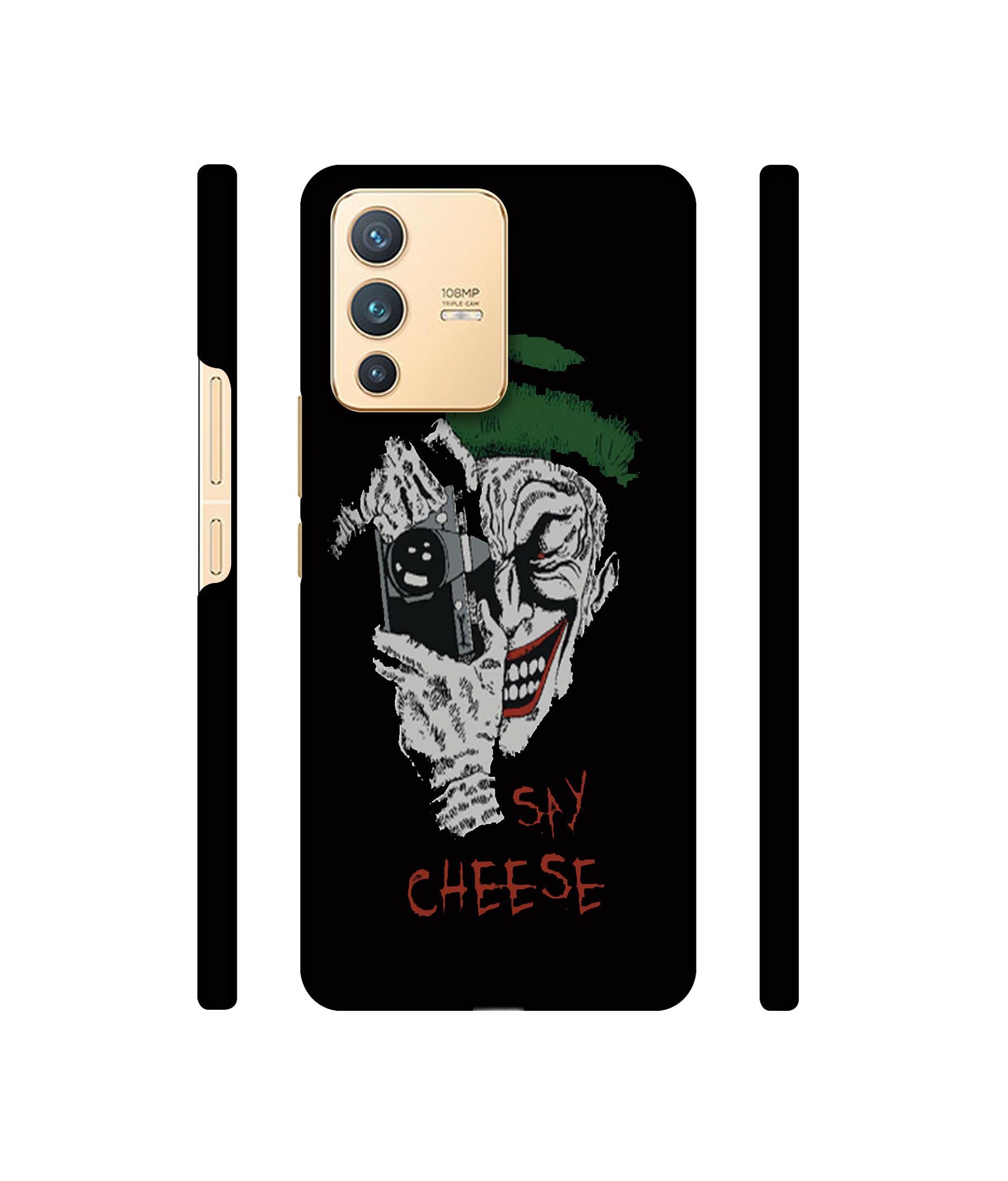 Joker Say Cheese Designer Hard Back Cover for Vivo V23 5G