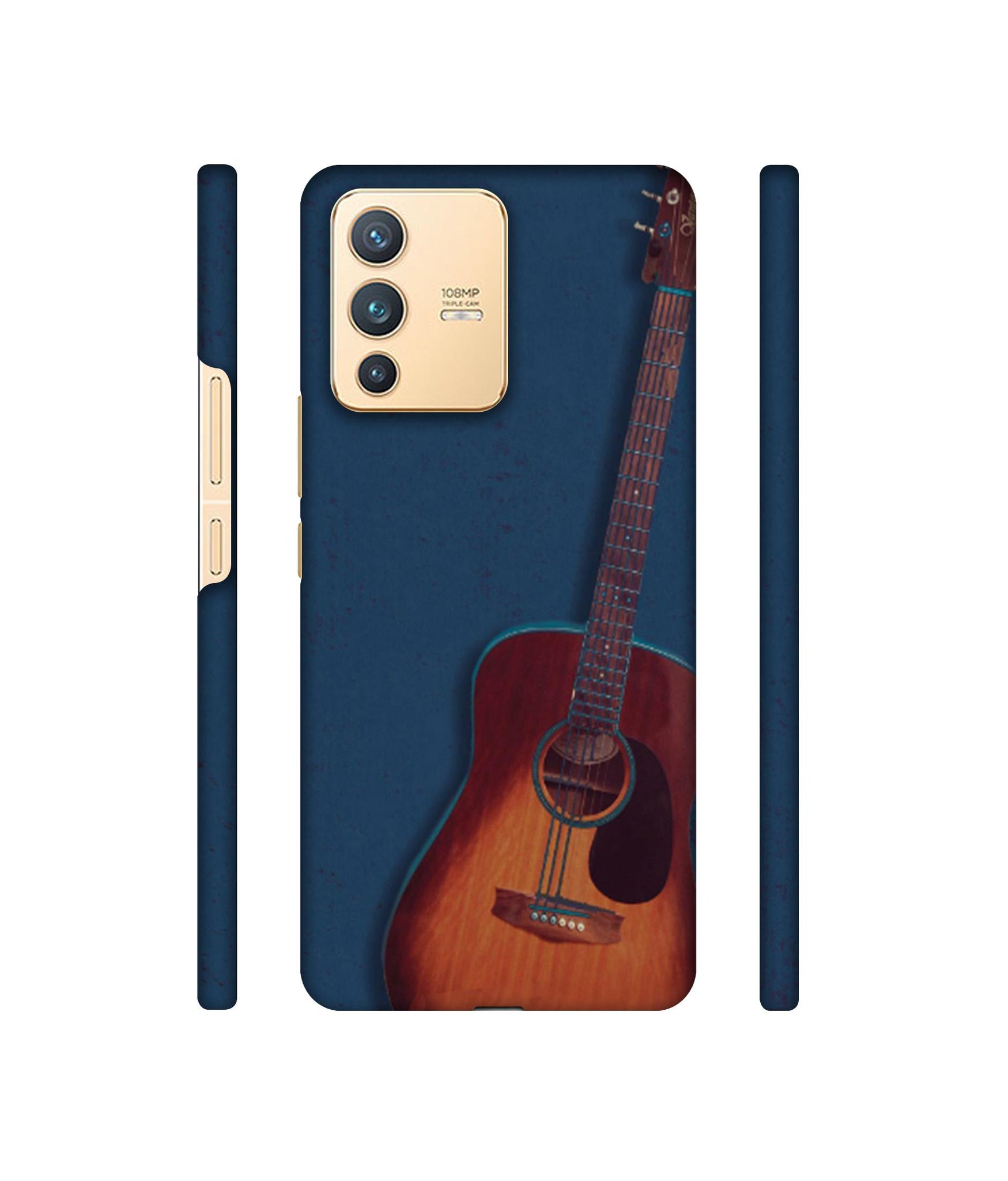 Guitar Designer Hard Back Cover for Vivo V23 5G