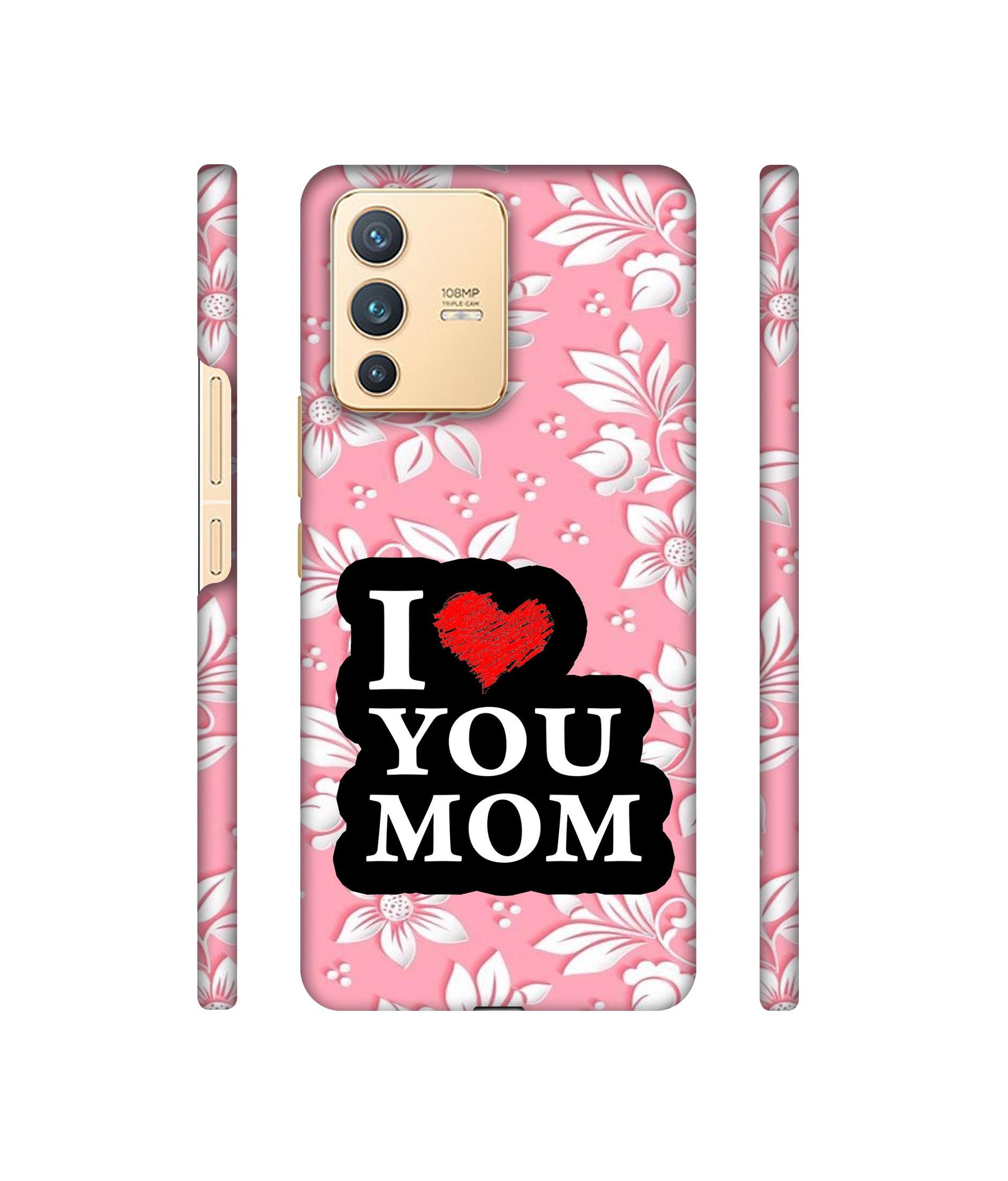 I Love Mom Designer Hard Back Cover for Vivo V23 5G