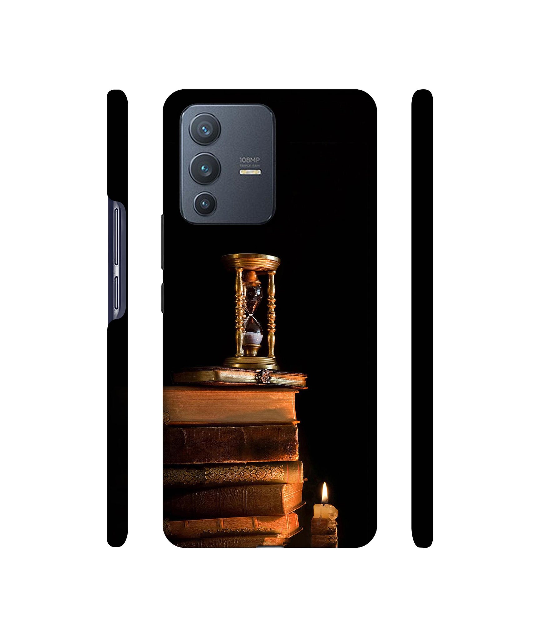 Magic Candles Books Designer Hard Back Cover for Vivo V23 Pro 5G