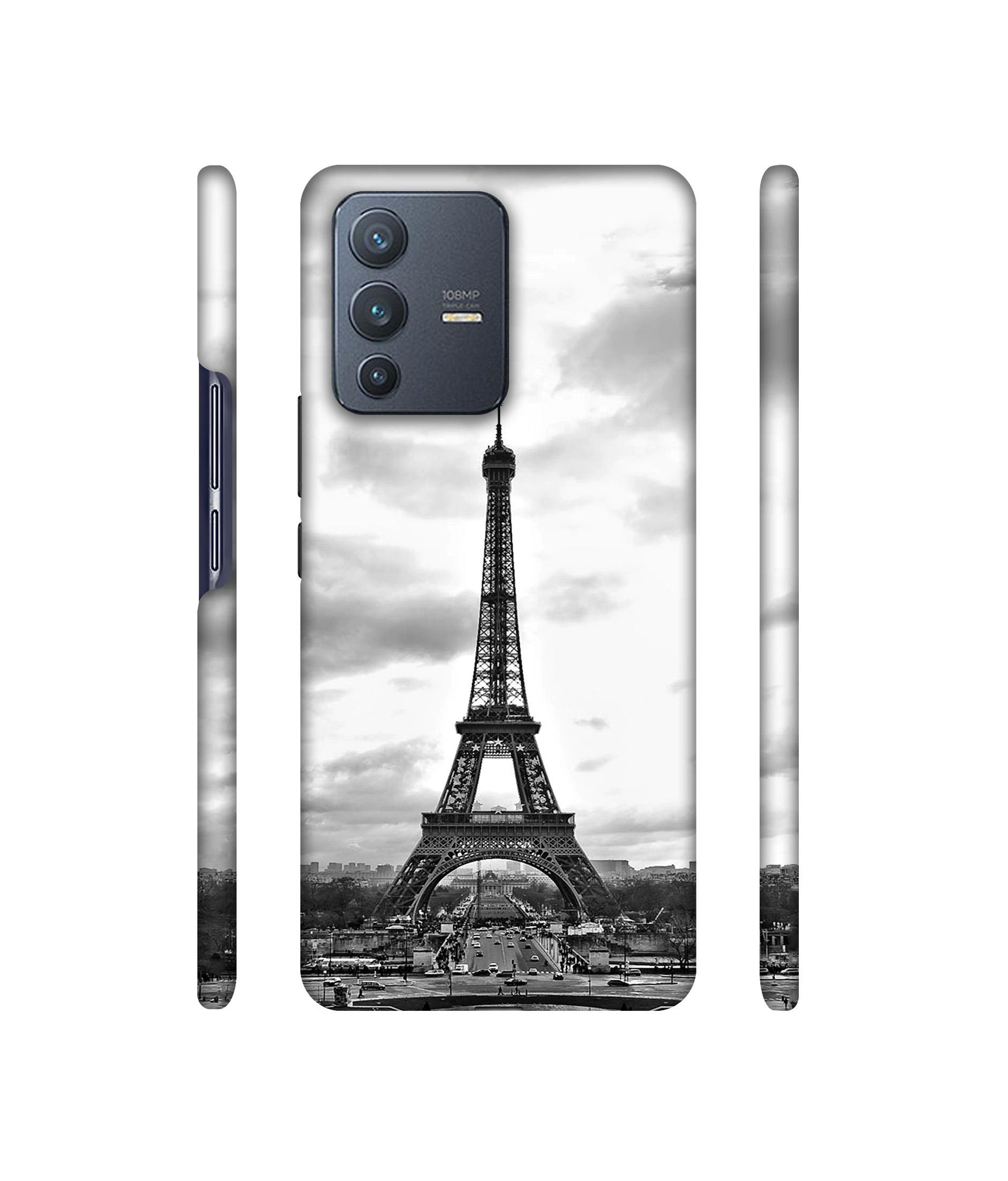 Eiffel Tower Designer Hard Back Cover for Vivo V23 Pro 5G