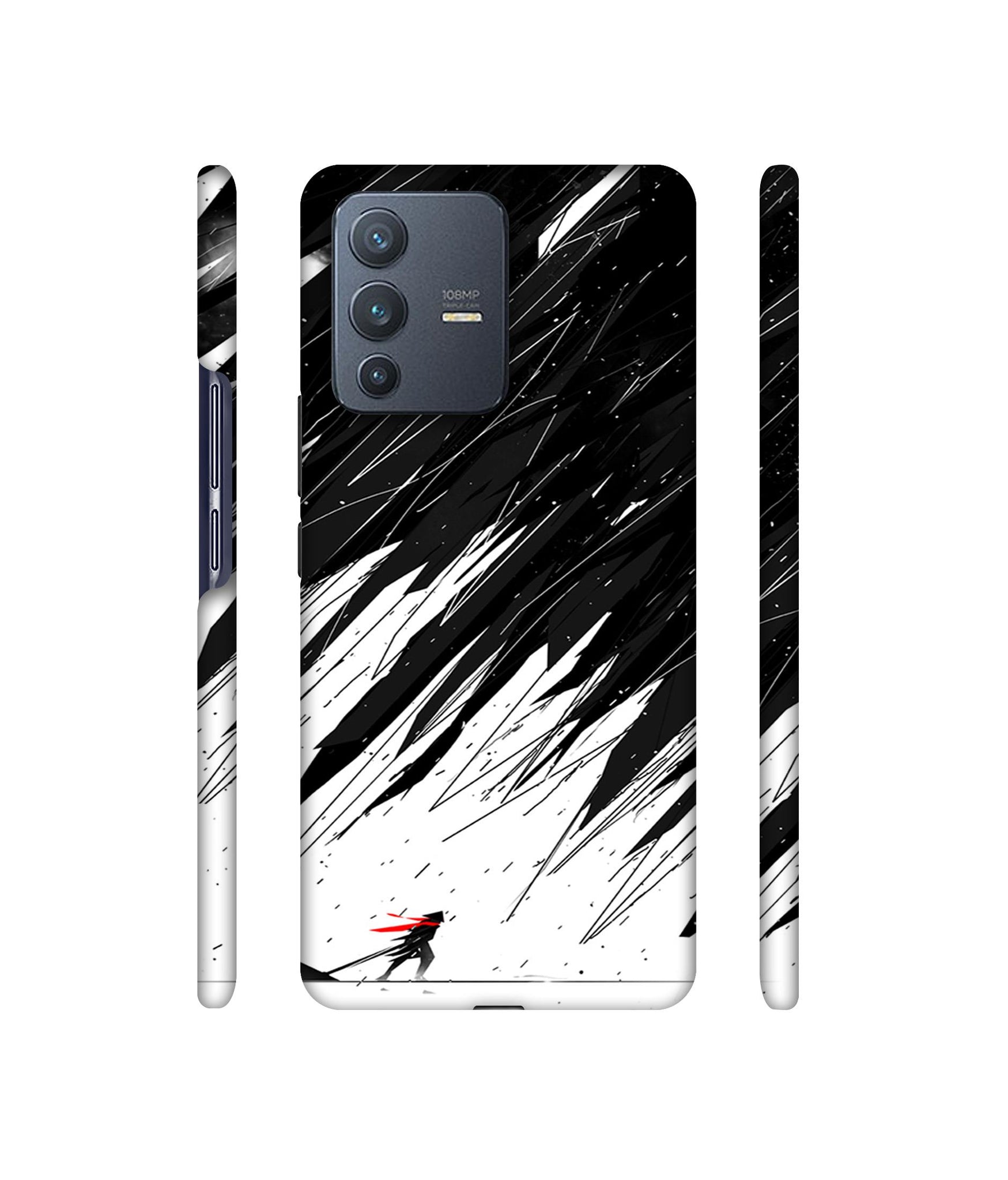 Geometric Strom Designer Hard Back Cover for Vivo V23 Pro 5G