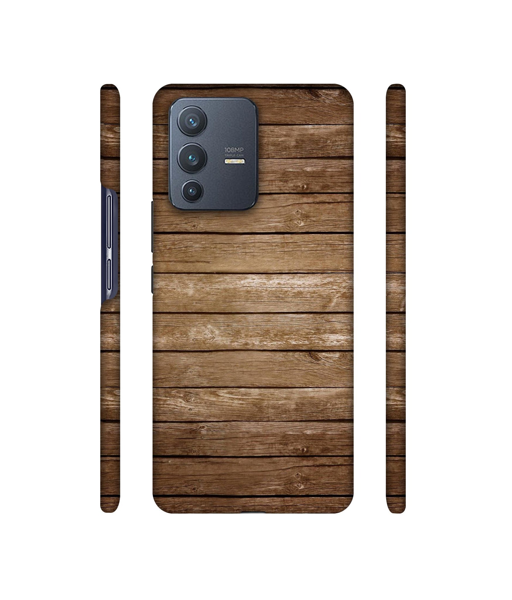 Wood Designer Hard Back Cover for Vivo V23 Pro 5G