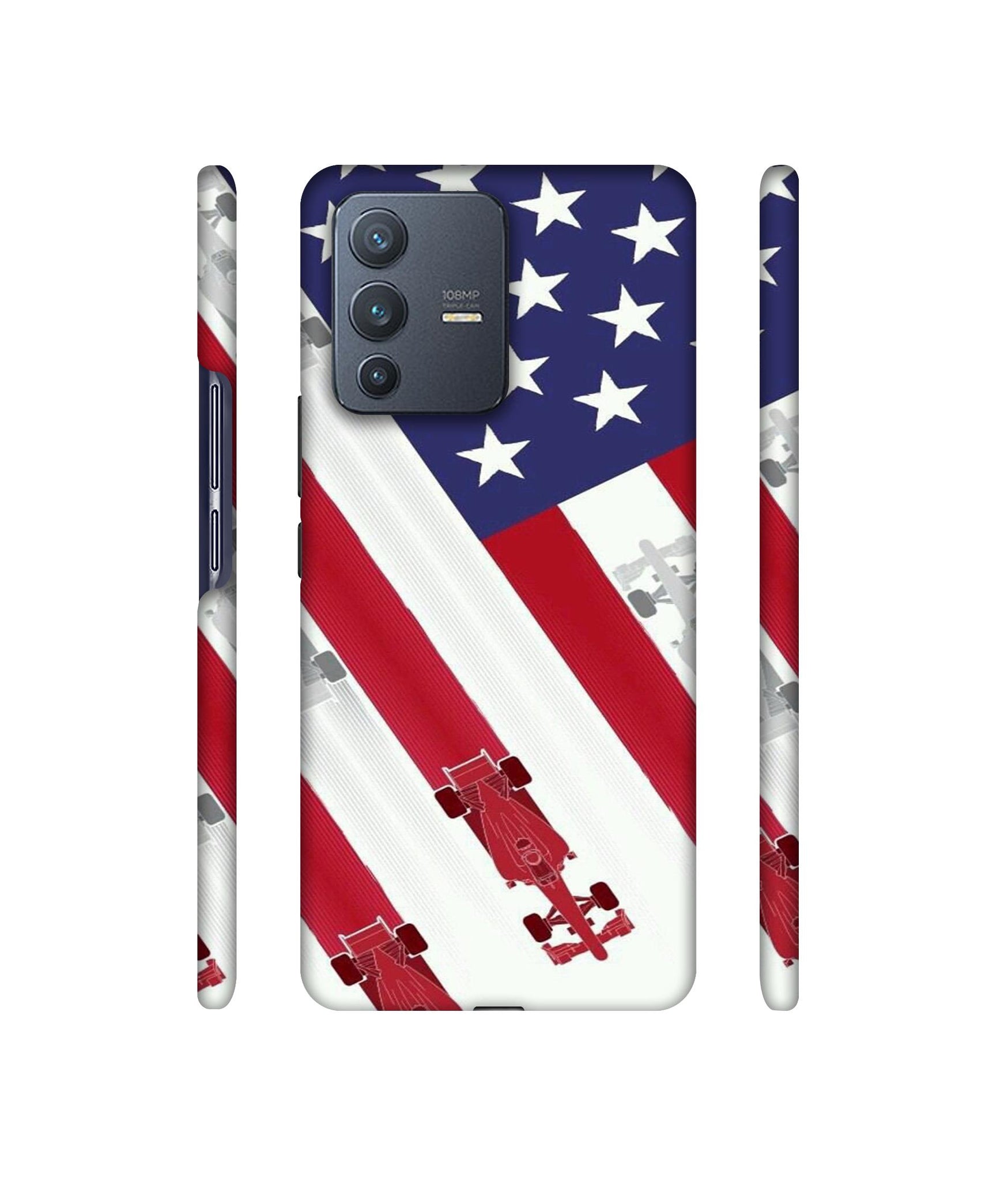 Ferrari On the Zoom Print Designer Hard Back Cover for Vivo V23 Pro 5G