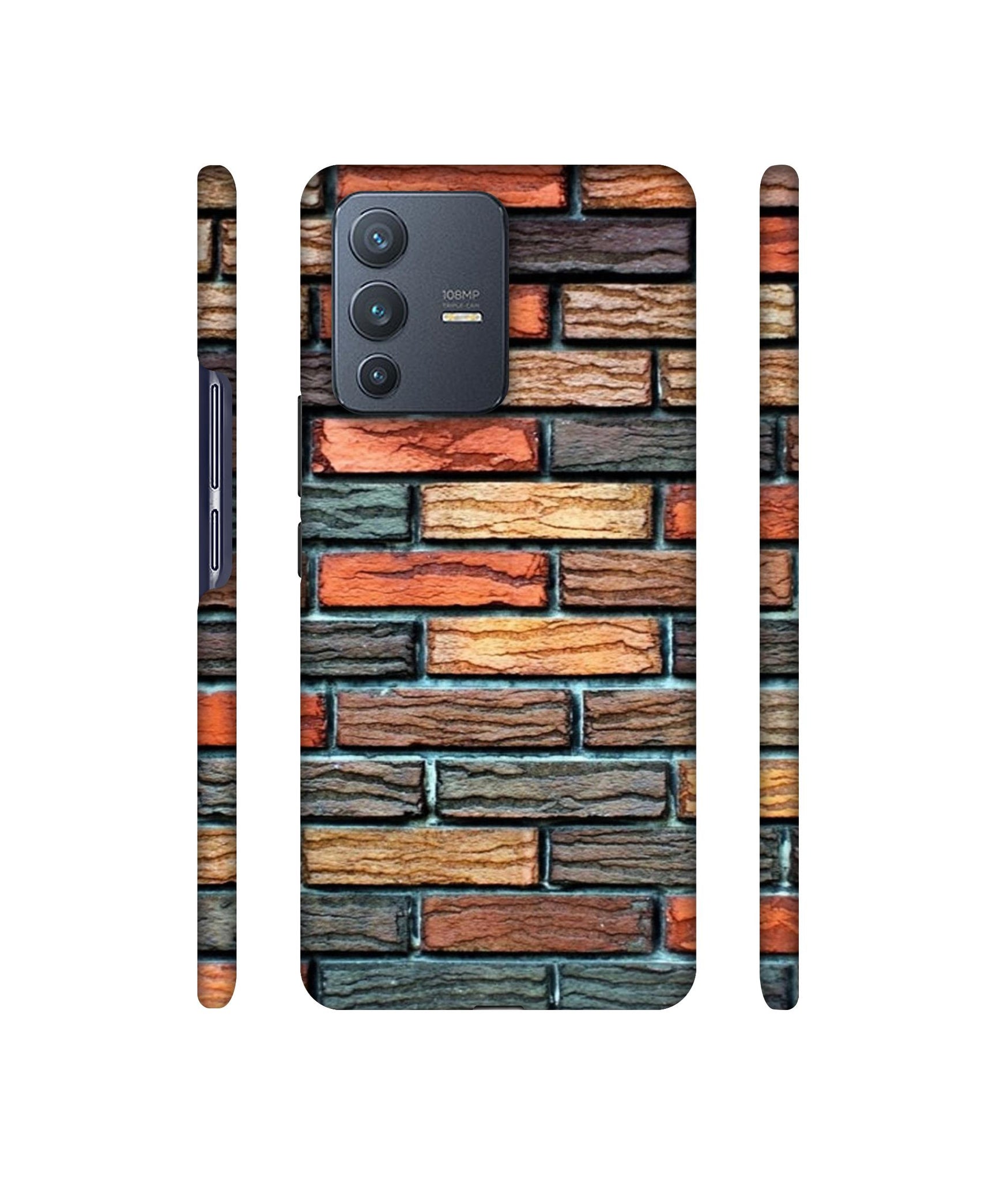 Brick Wall Designer Hard Back Cover for Vivo V23 Pro 5G