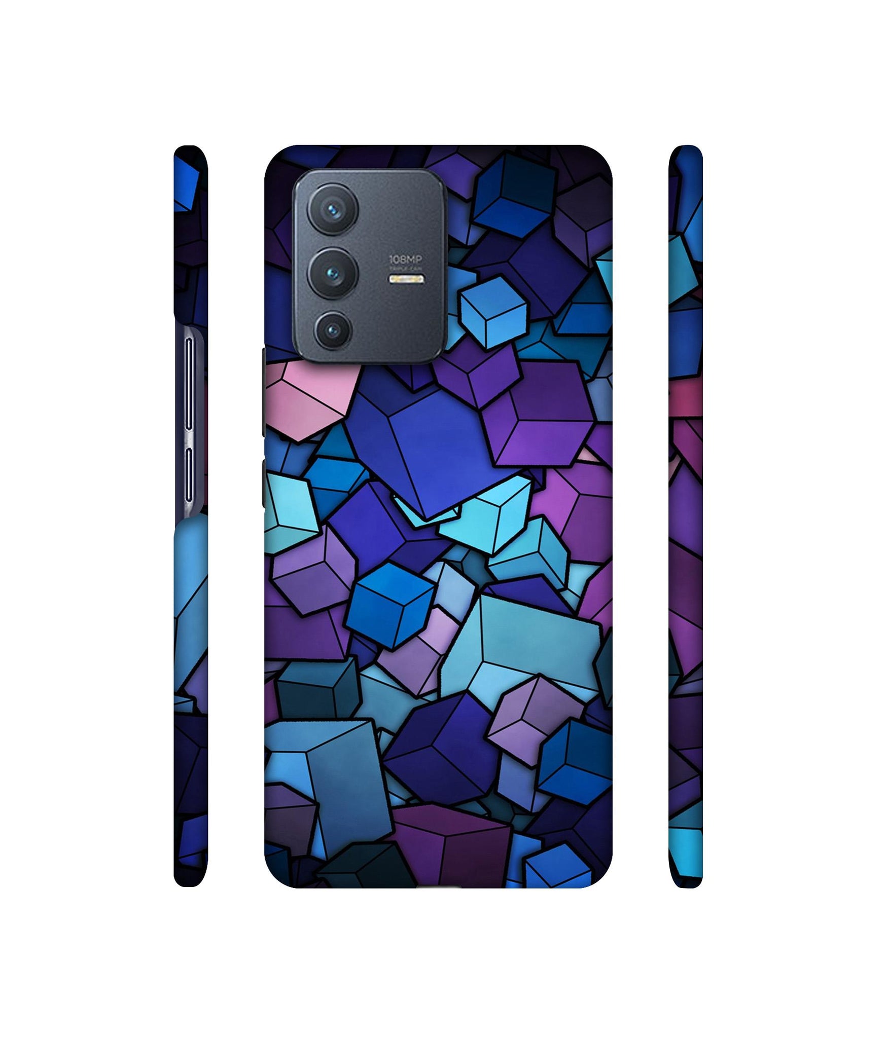 Color Box Designer Hard Back Cover for Vivo V23 Pro 5G