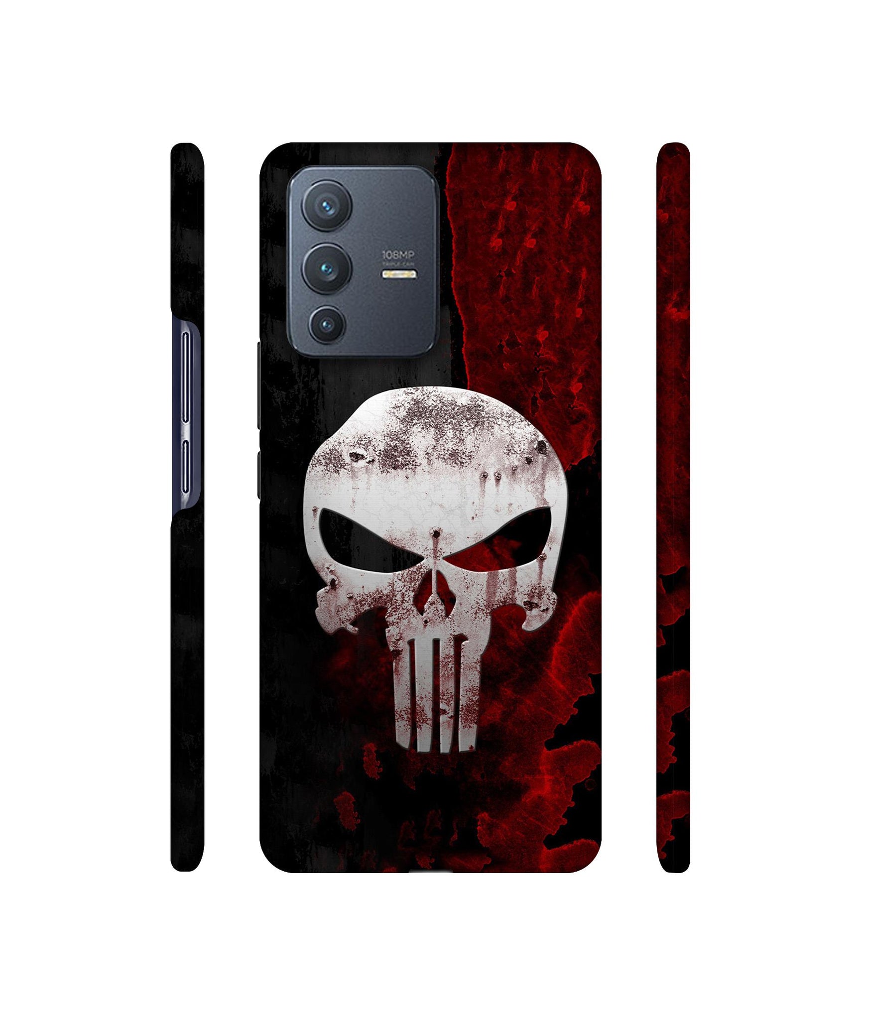 Punisher Skull Designer Hard Back Cover for Vivo V23 Pro 5G
