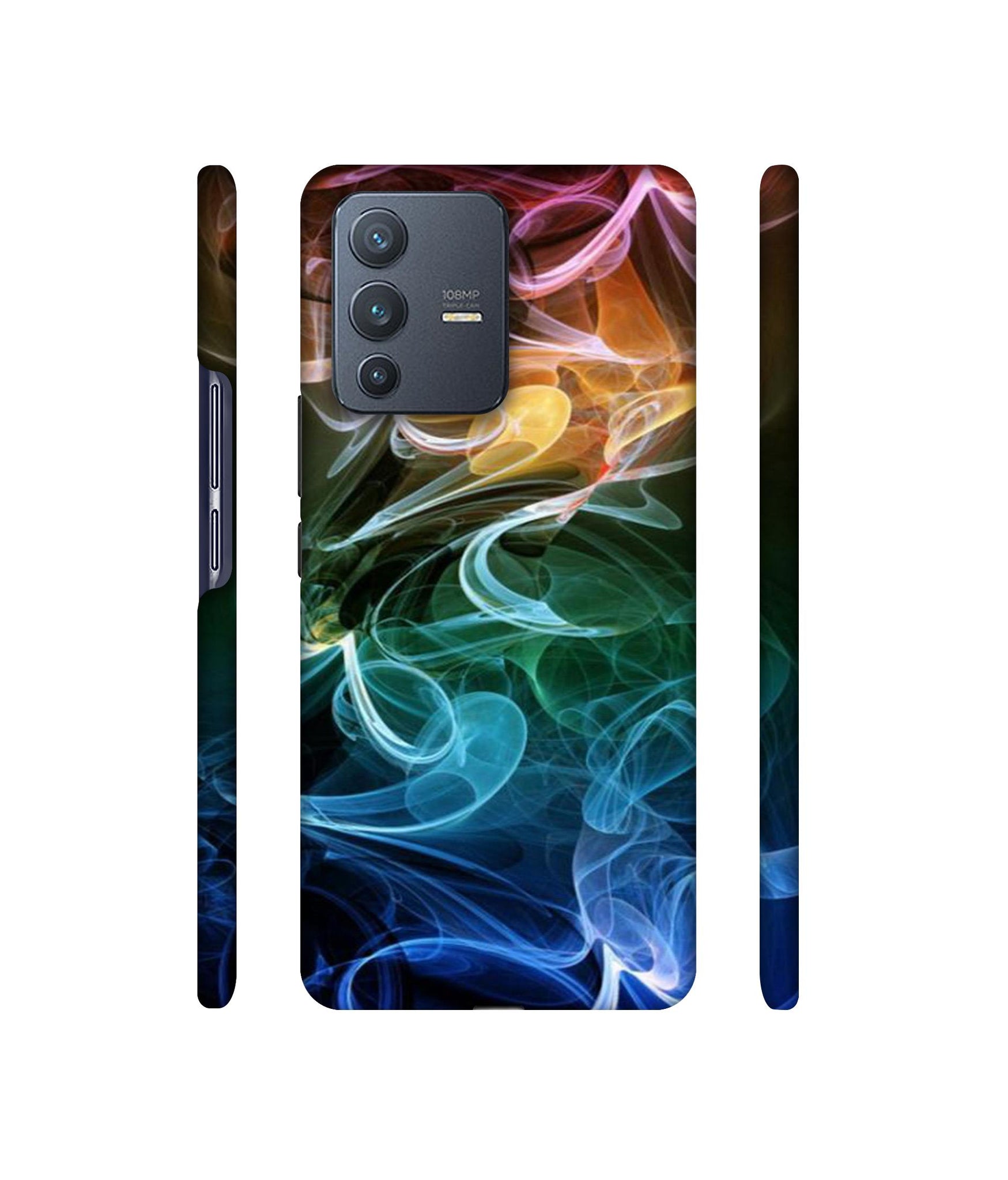 Smoky Pattern Designer Hard Back Cover for Vivo V23 Pro 5G