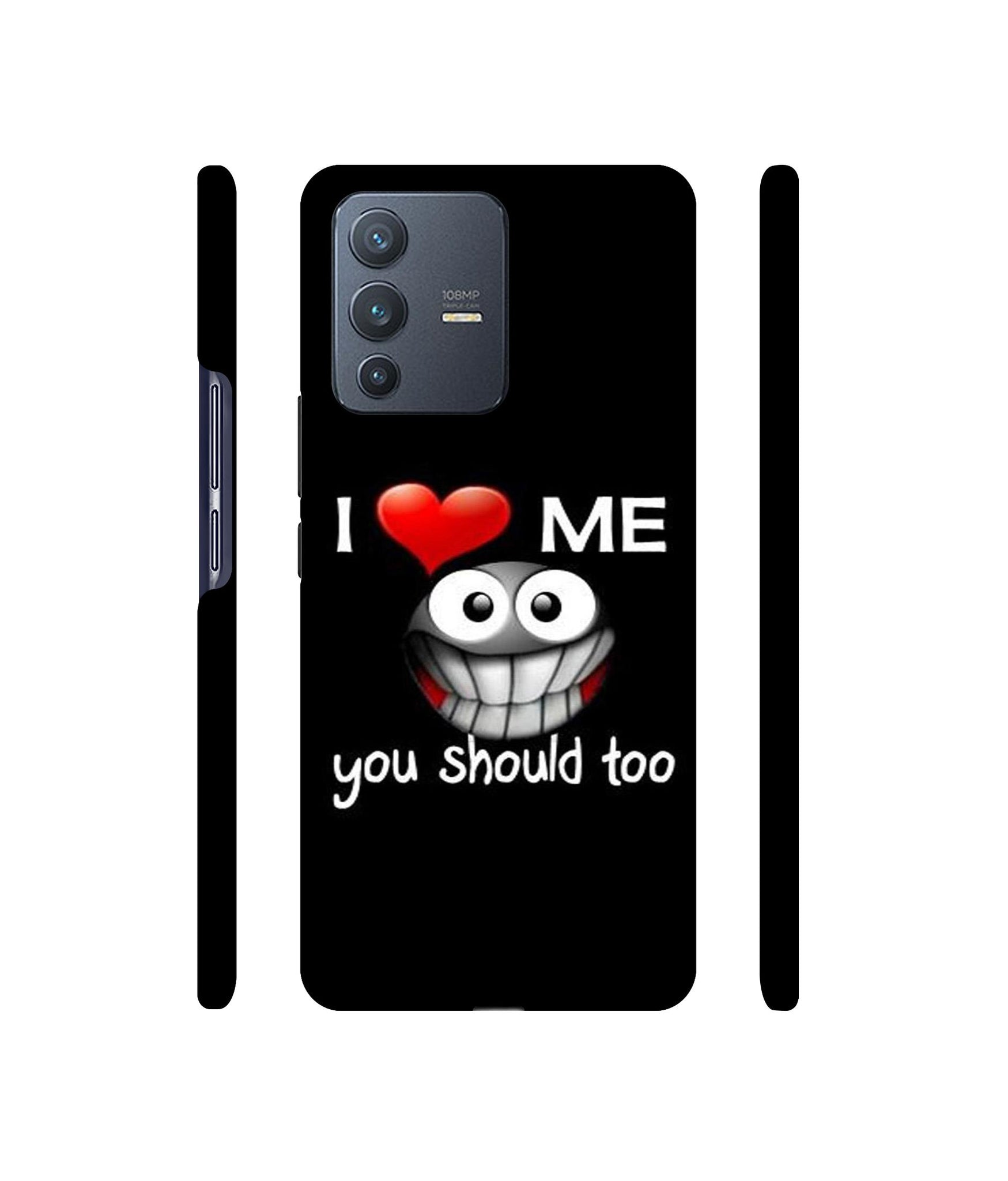 I Love Me Quotes Designer Hard Back Cover for Vivo V23 Pro 5G