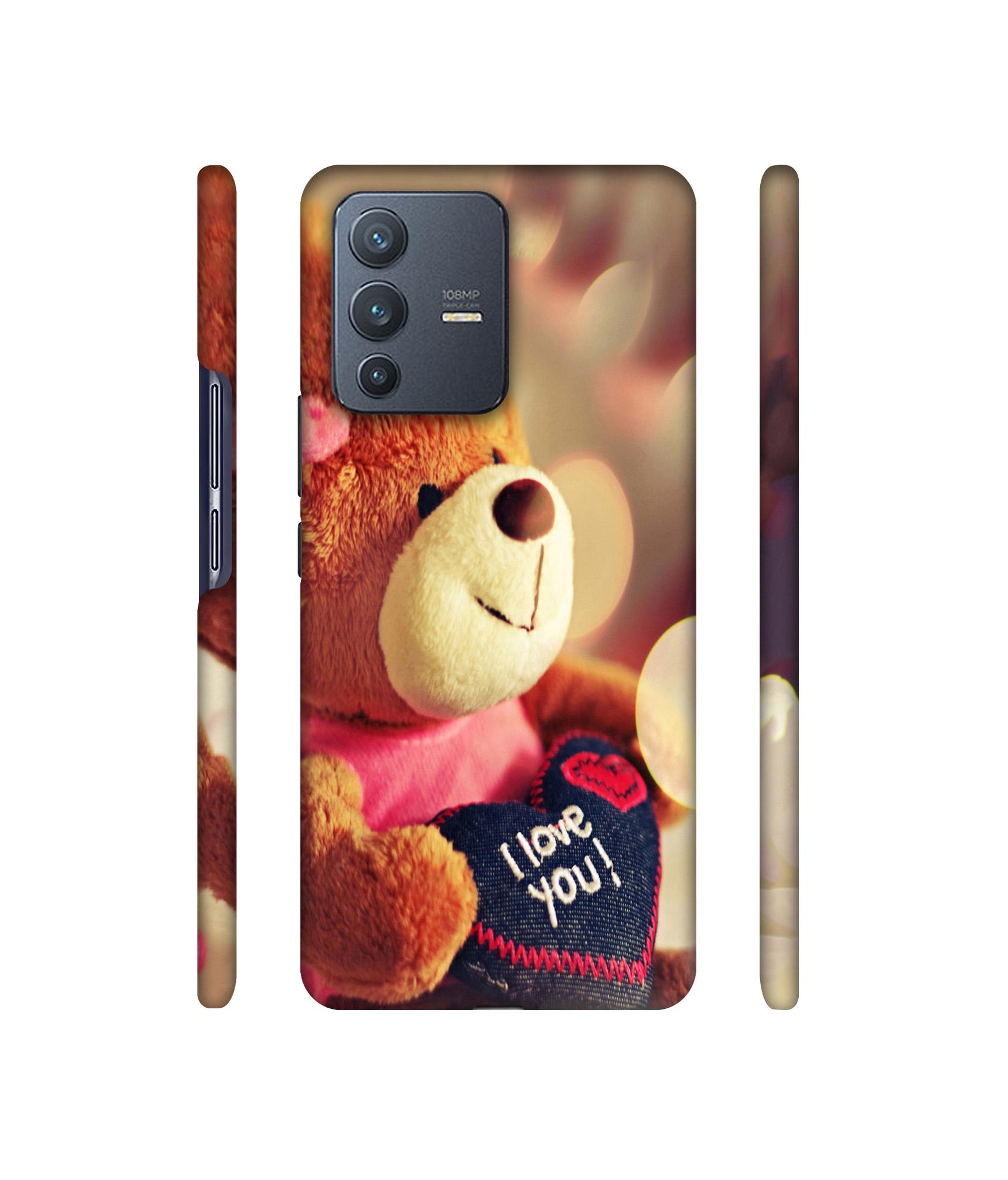 Teddy Bear Designer Hard Back Cover for Vivo V23 Pro 5G